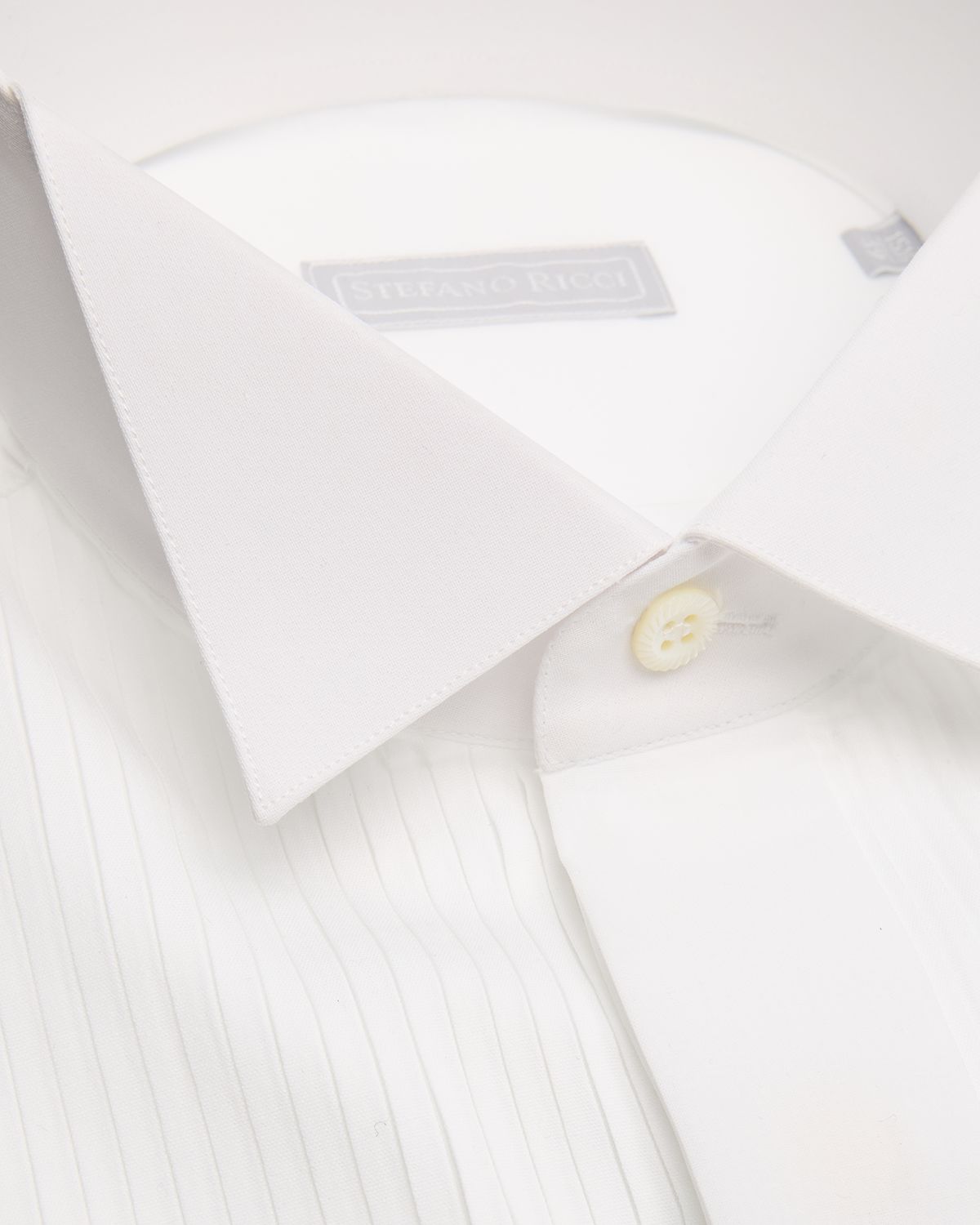 Stefano Ricci Men 's French-Cuff Pleated Bib Dress Shirt