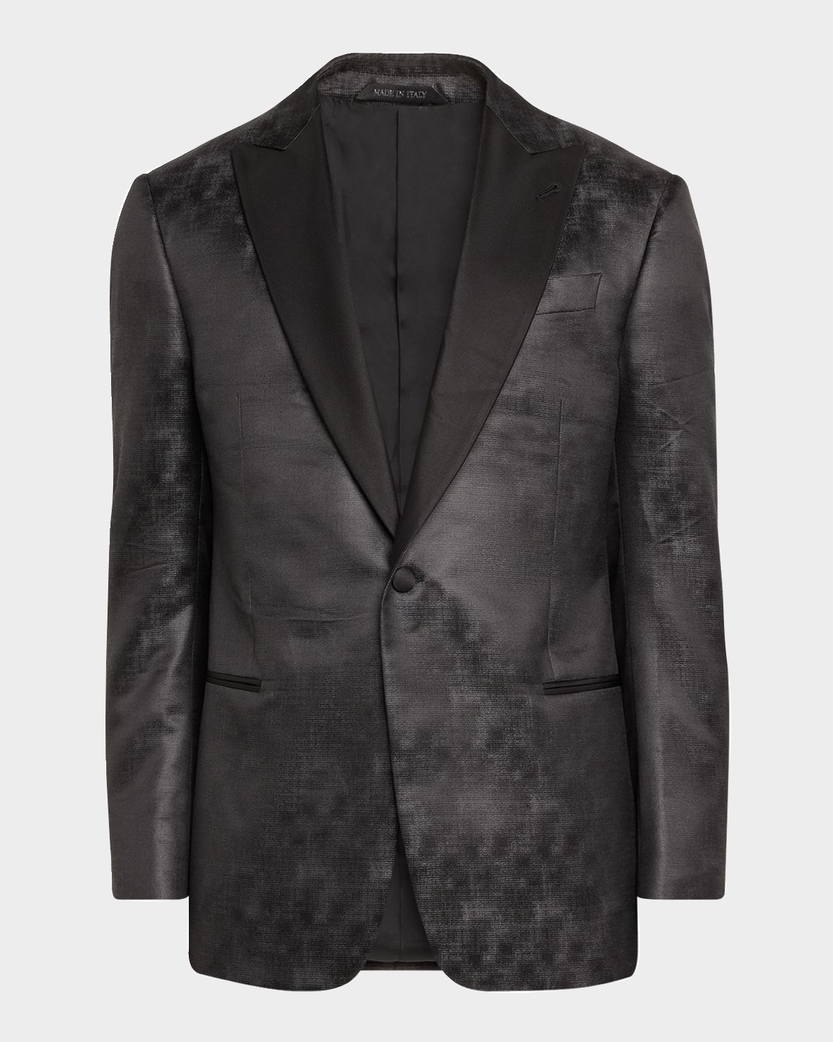 Giorgio Armani Men's Micro-Dot Peak Dinner Jacket