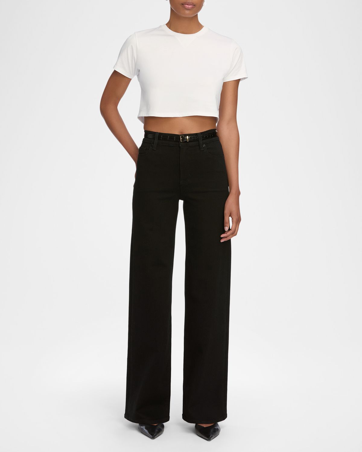 FRAME Le Slim Palazzo Jeans