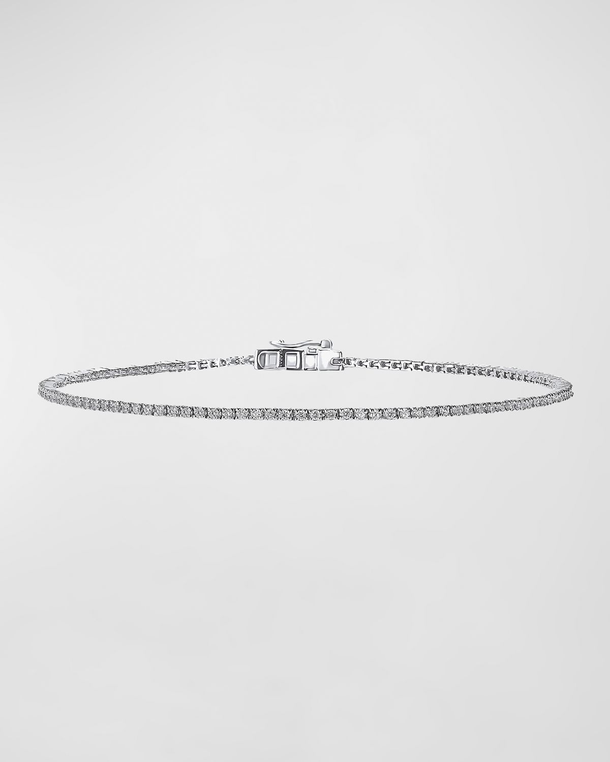 LANA 14K Gold Skinny Diamond Tennis Bracelet