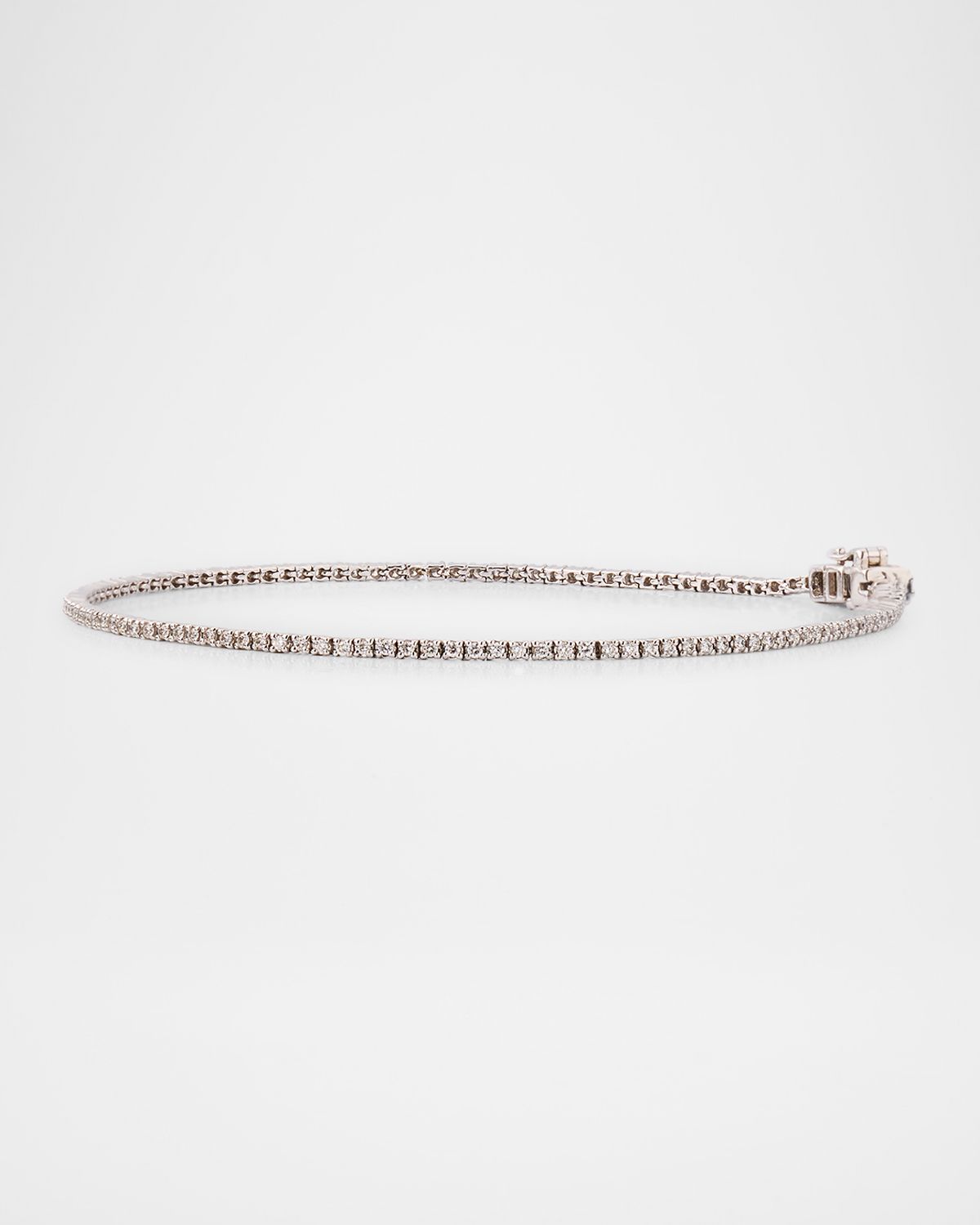 LANA 14K Gold Skinny Diamond Tennis Bracelet