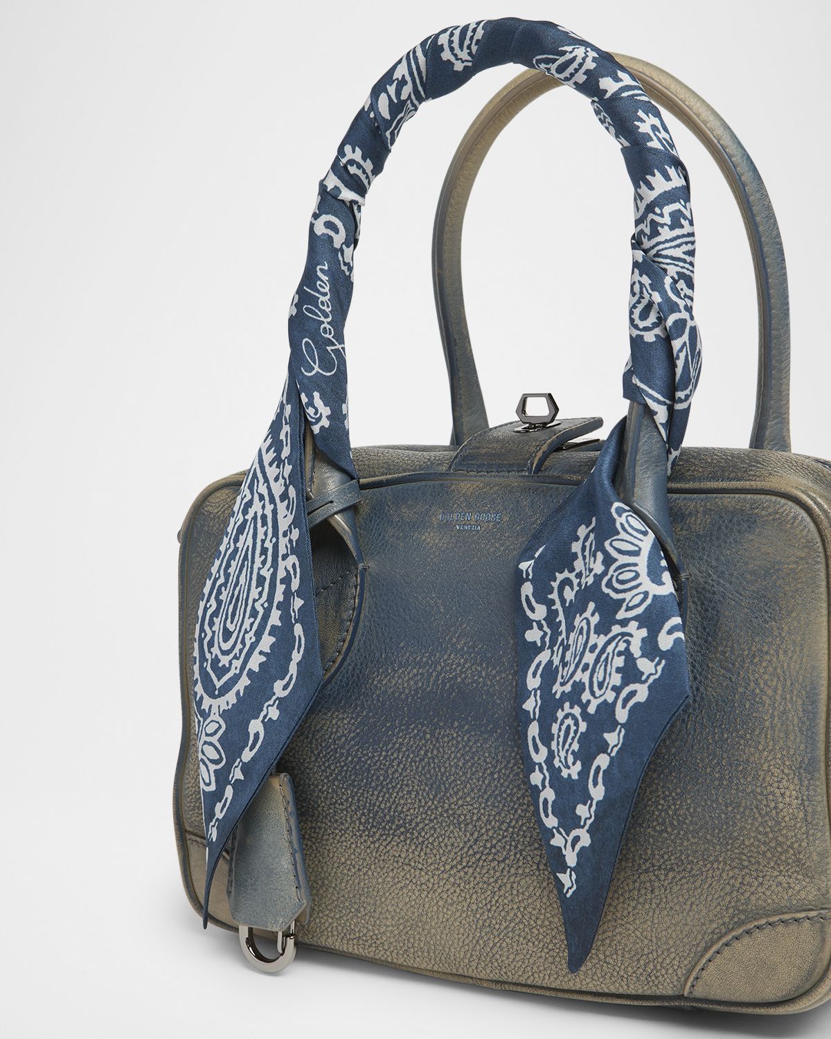 Golden Goose Journey Paisley Silk Twill Scarf