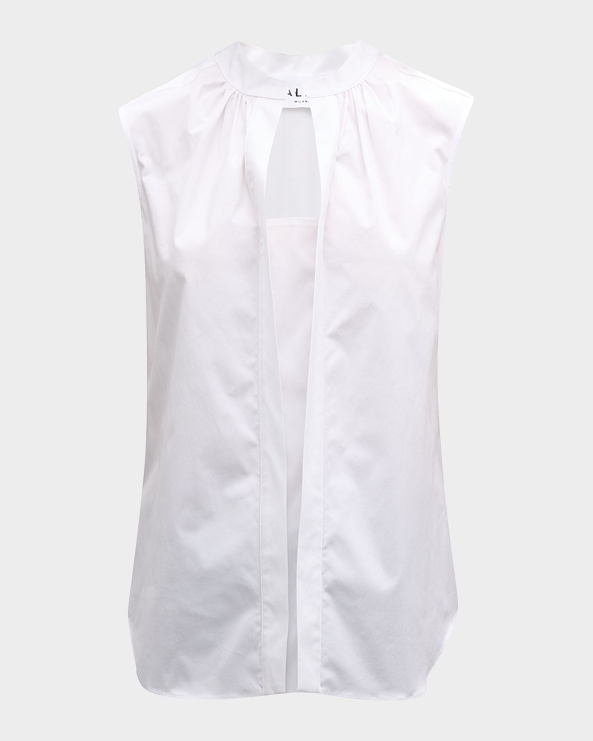 CALLAS Milano Olympia Sleeveless Cotton Poplin Blouse