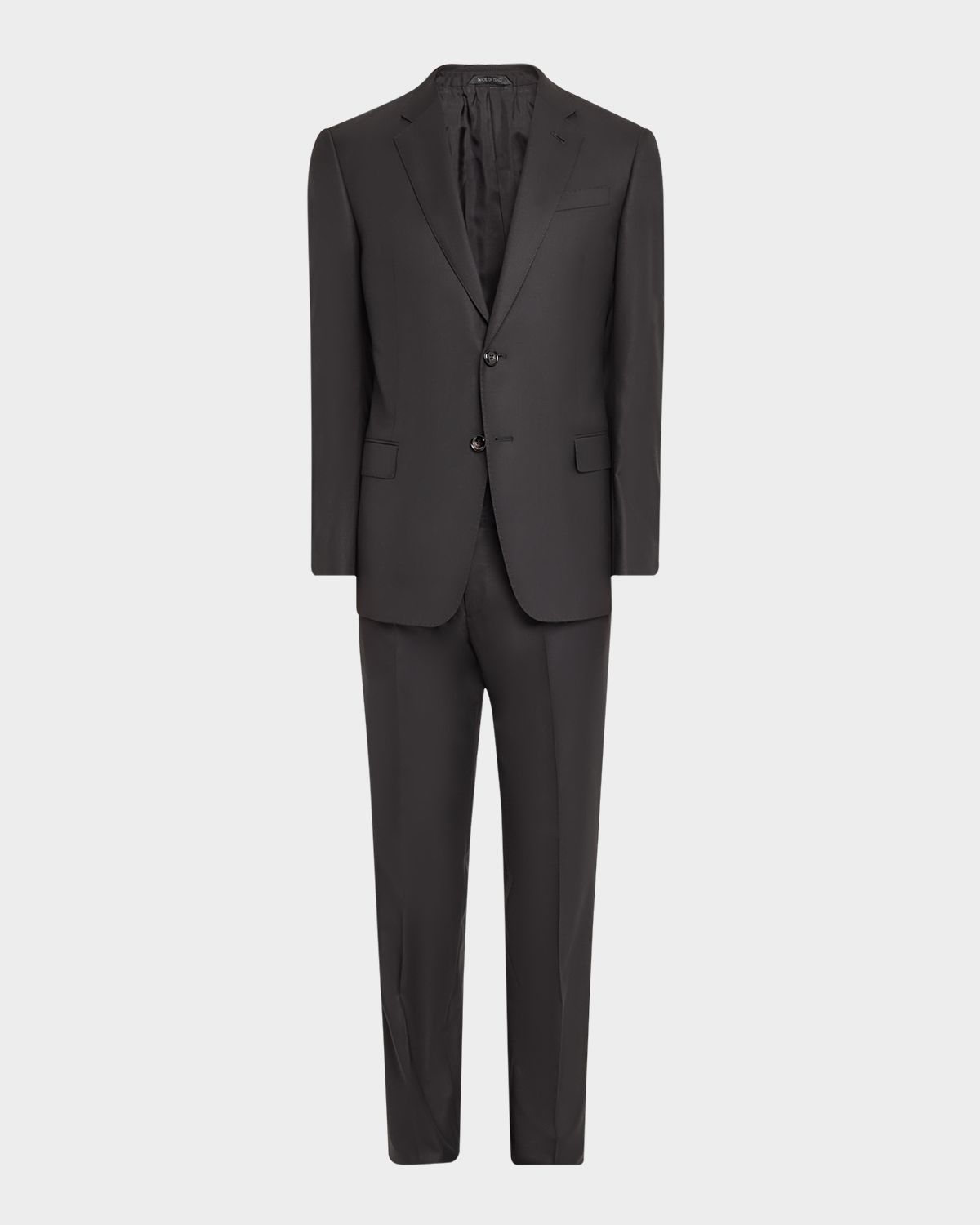 Giorgio Armani Men 's Basic Wool Two-Piece Suit | Thumbnail 11 Giorgio Armani Men 's Basic Wool Two-Piece Suit | Thumbnail 11