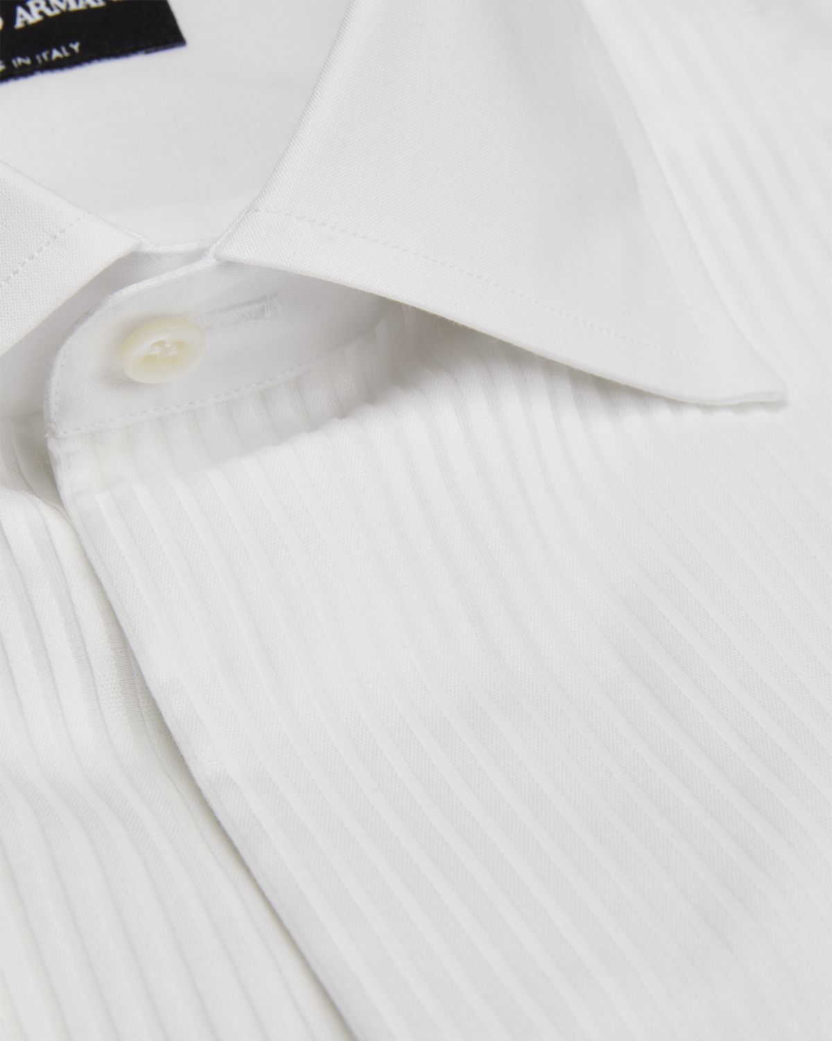 Giorgio Armani Men 's Pleated Bib Basic Tuxedo Shirt