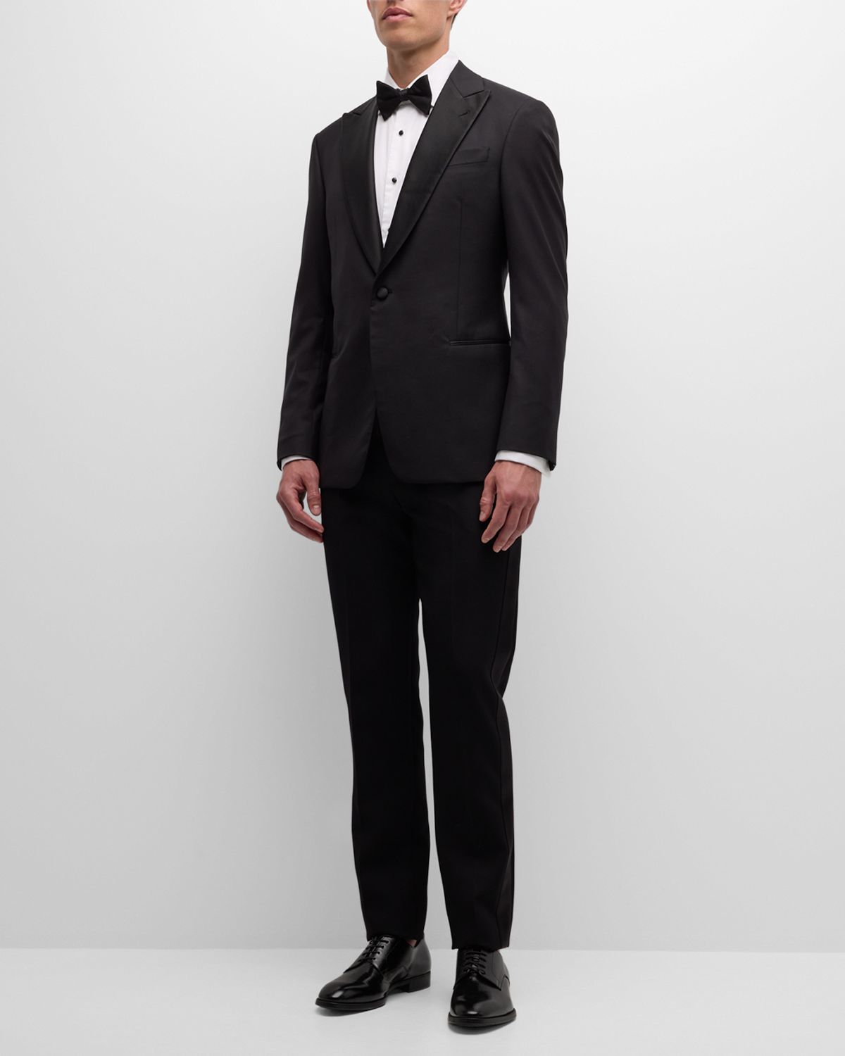 Giorgio Armani Men 's Wool Satin-Lapel Two-Piece Tuxedo Set
