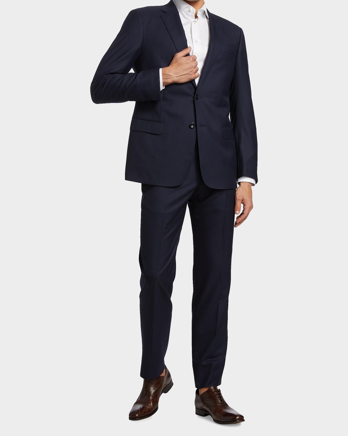 Giorgio Armani Men 's Solid Wool Suit
