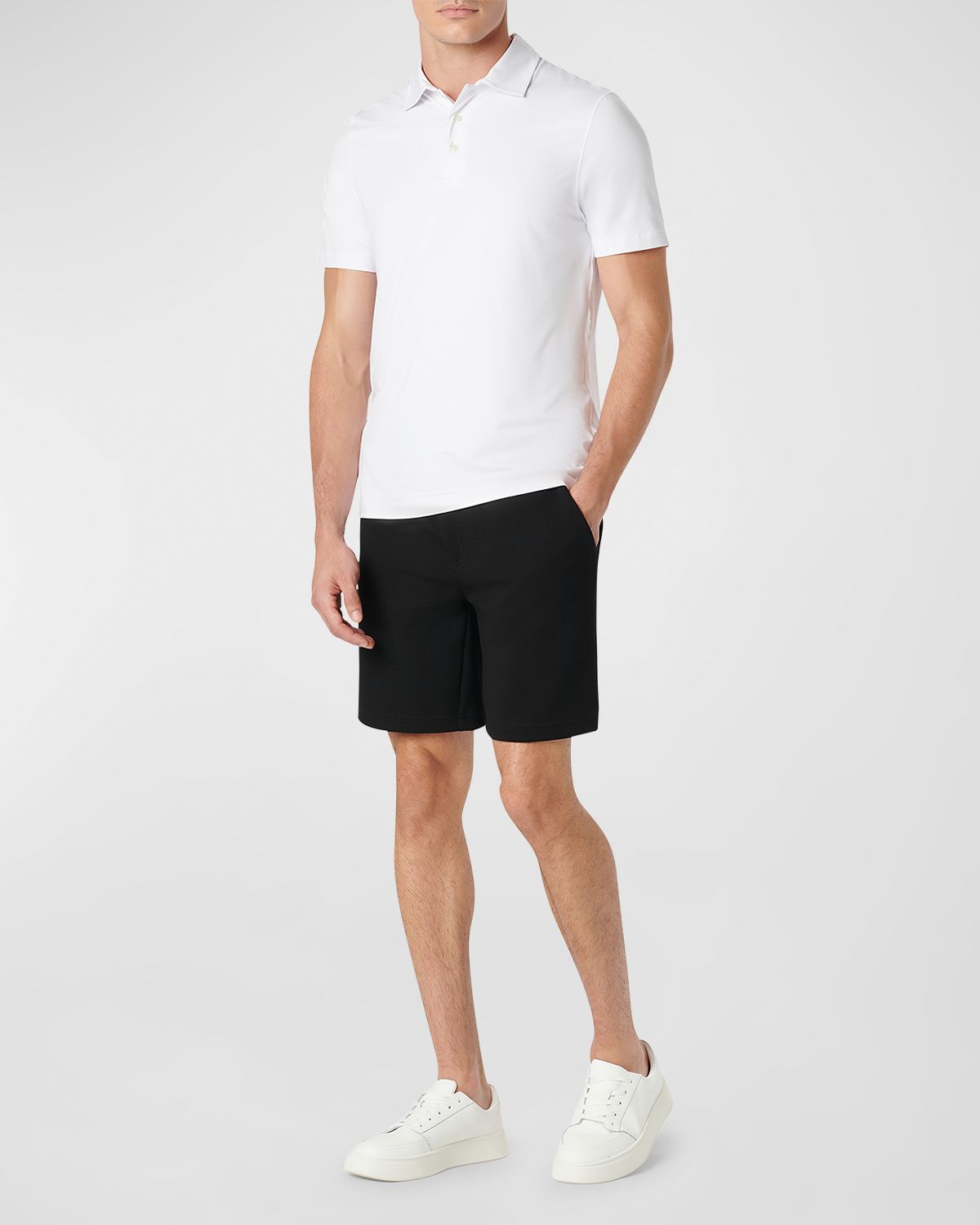 Bugatchi Men 's UV50 Performance Polo Shirt