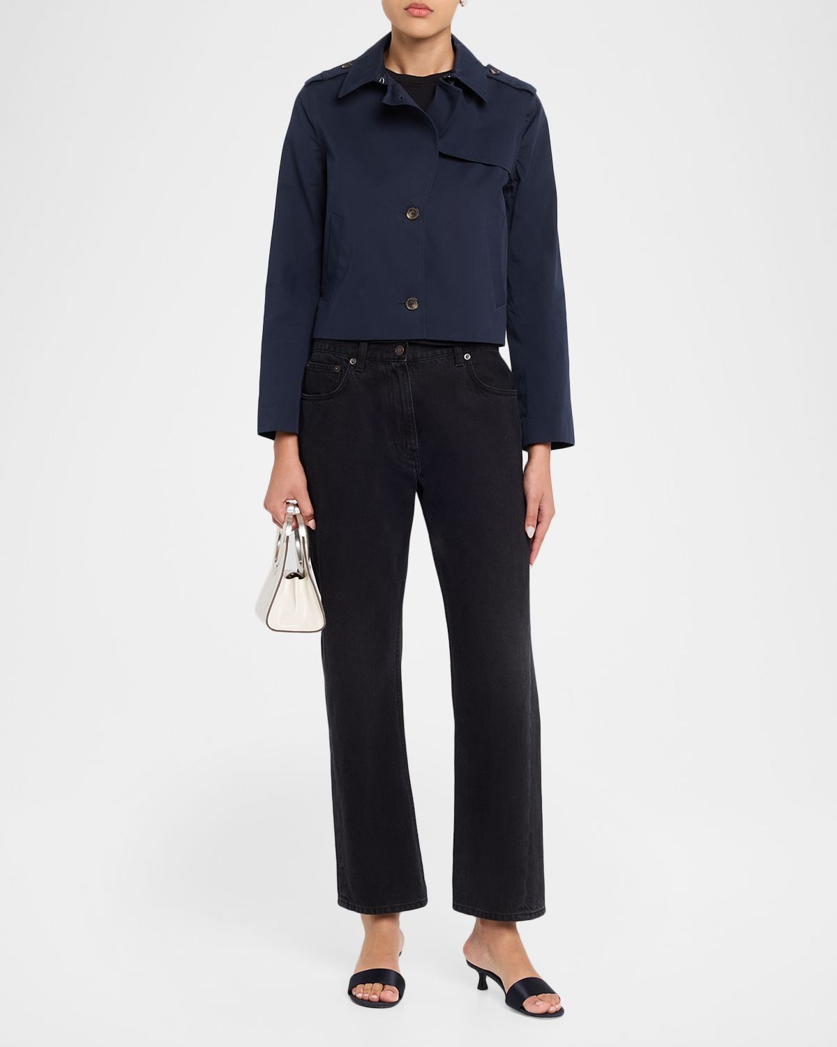 FRAME Short Trench Jacket