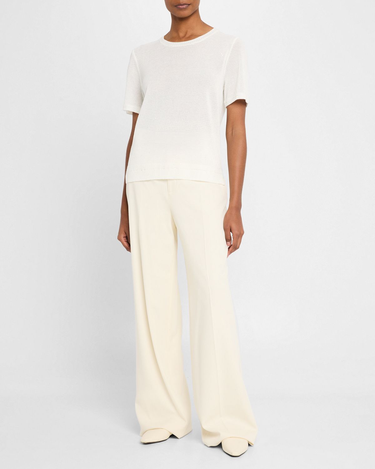 Kobi Halperin Noa Sequin-Embellished Crewneck Sweater