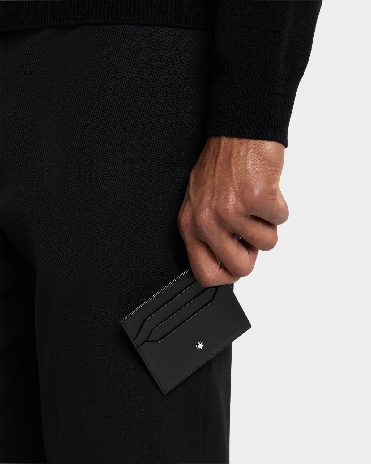 Montblanc Men 's Meisterstuck Leather Card Holder