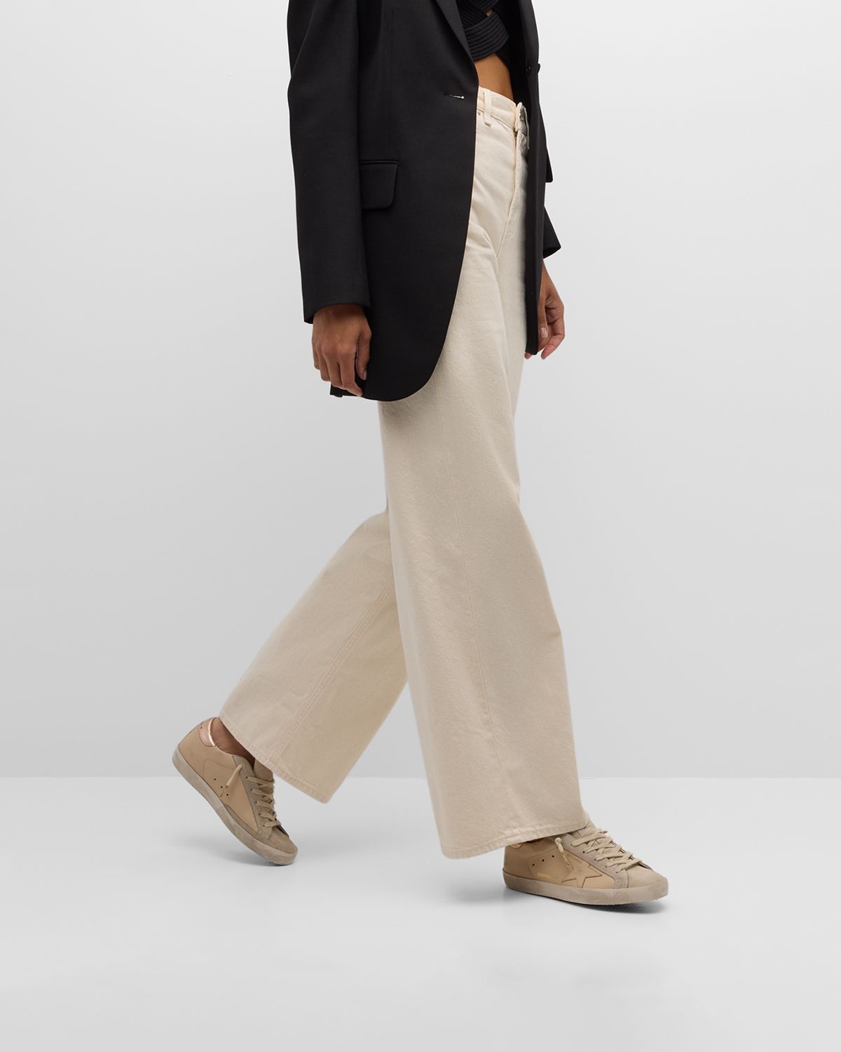 Golden Goose Super-Star Leather Low-Top Sneakers