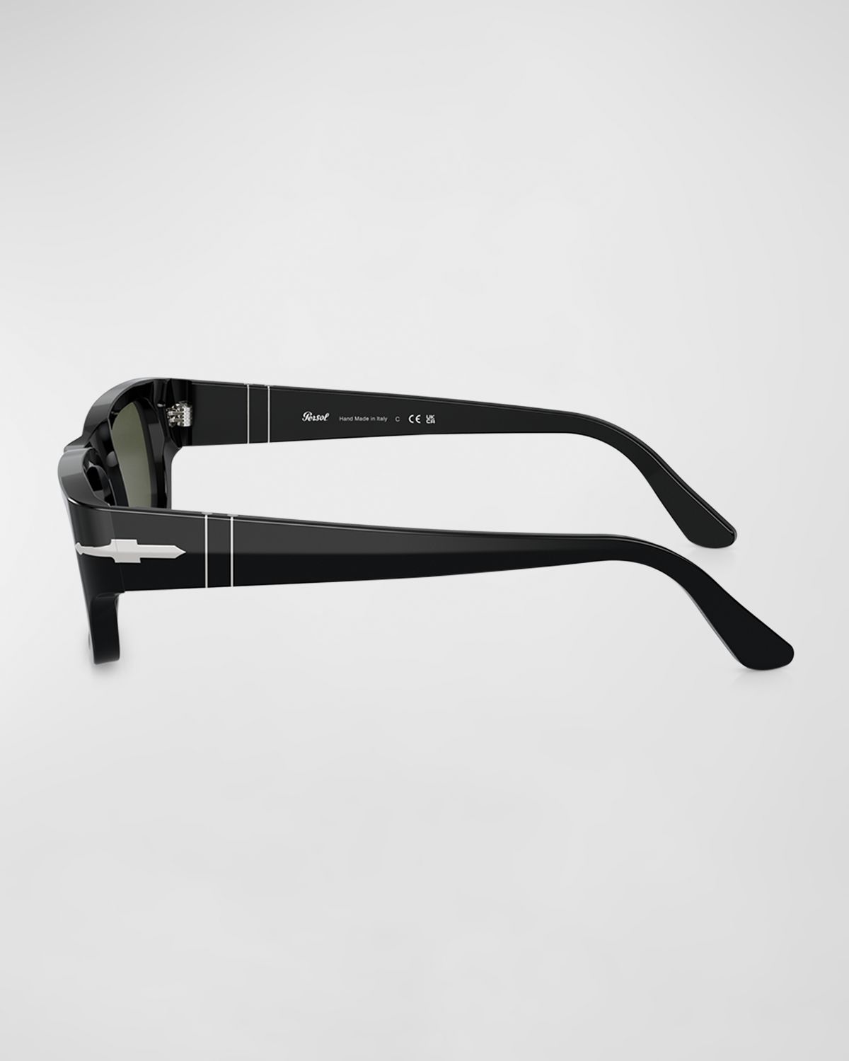 Persol Men 's Acetate Rectangle Sunglasses