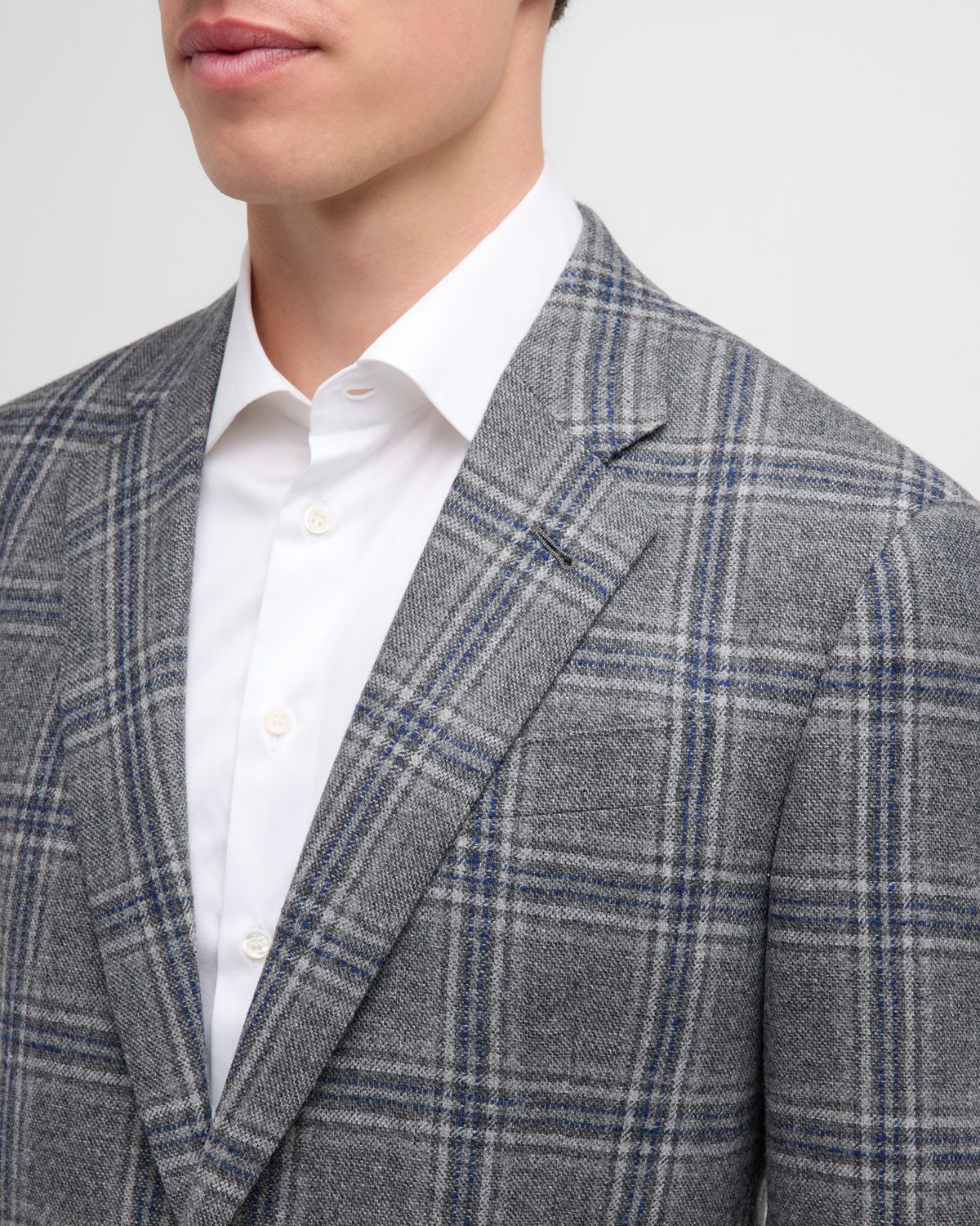 Giorgio Armani Men 's Soft Plaid Sport Coat