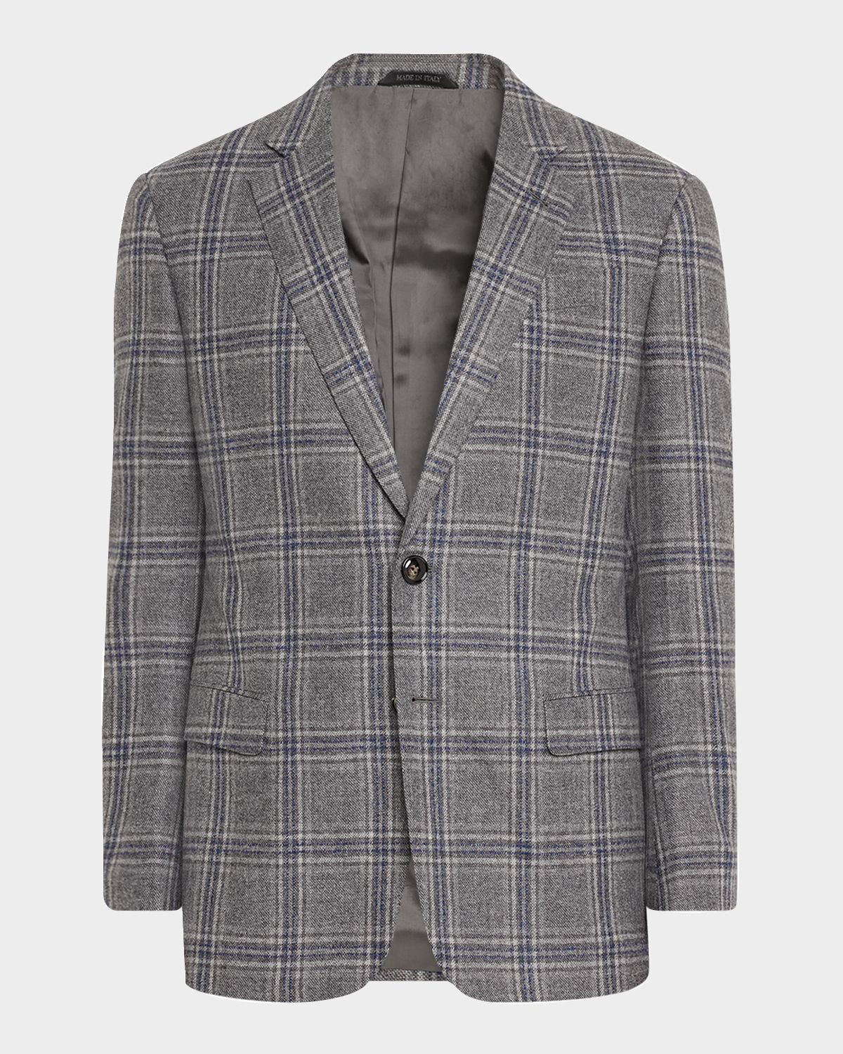 Giorgio Armani Men 's Soft Plaid Sport Coat | Thumbnail 10