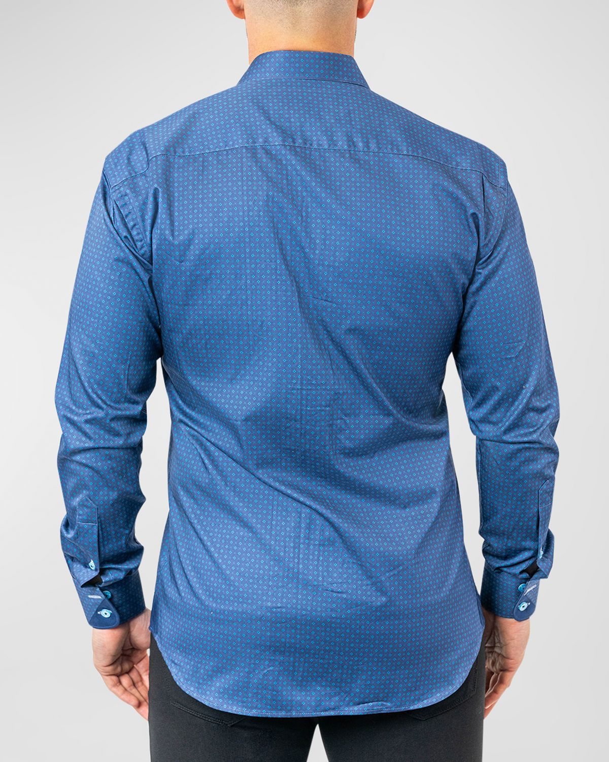 Maceoo Men 's Einstein Stamped Sport Shirt