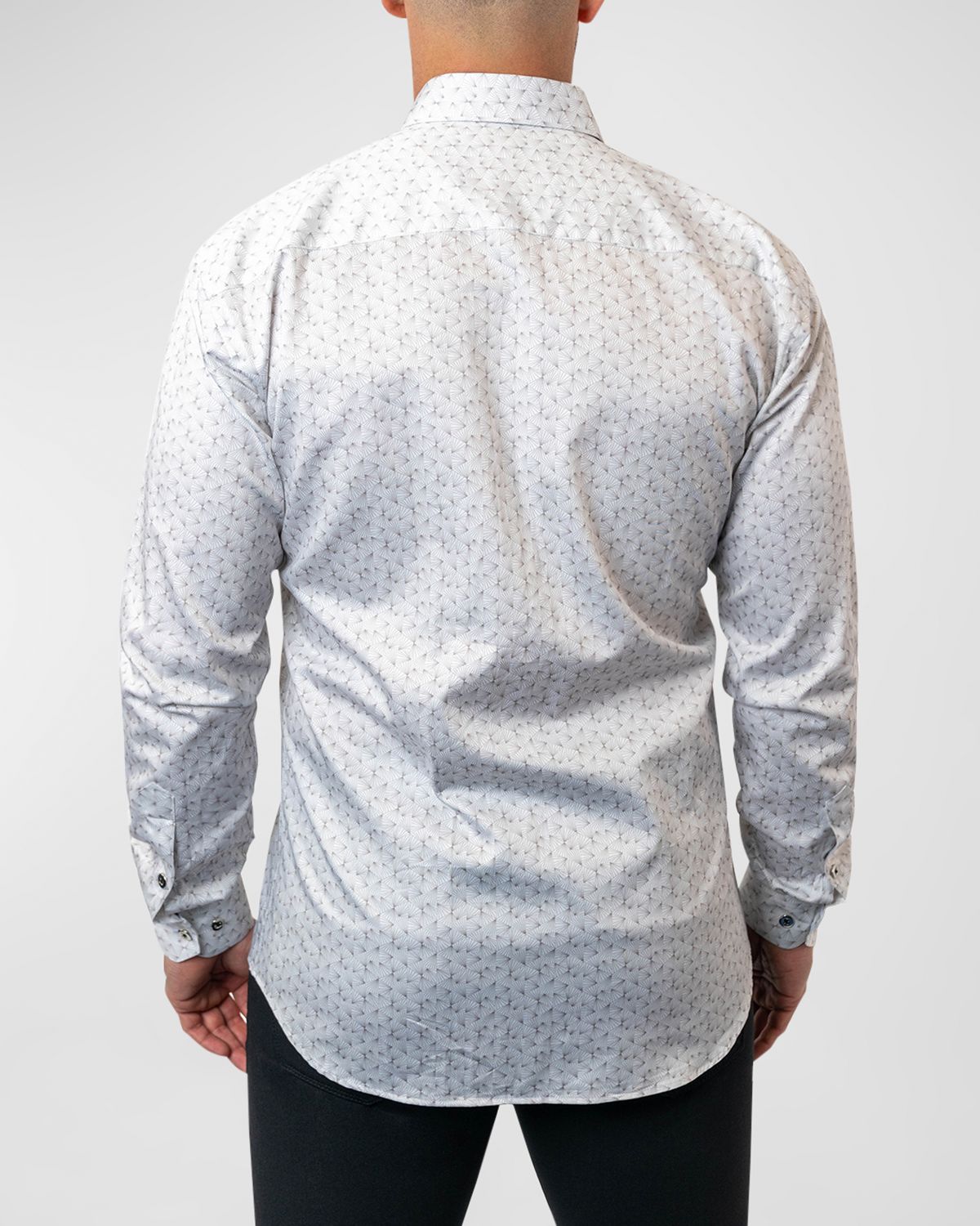 Maceoo Men's Fibonacci Prism Dress Shirt
