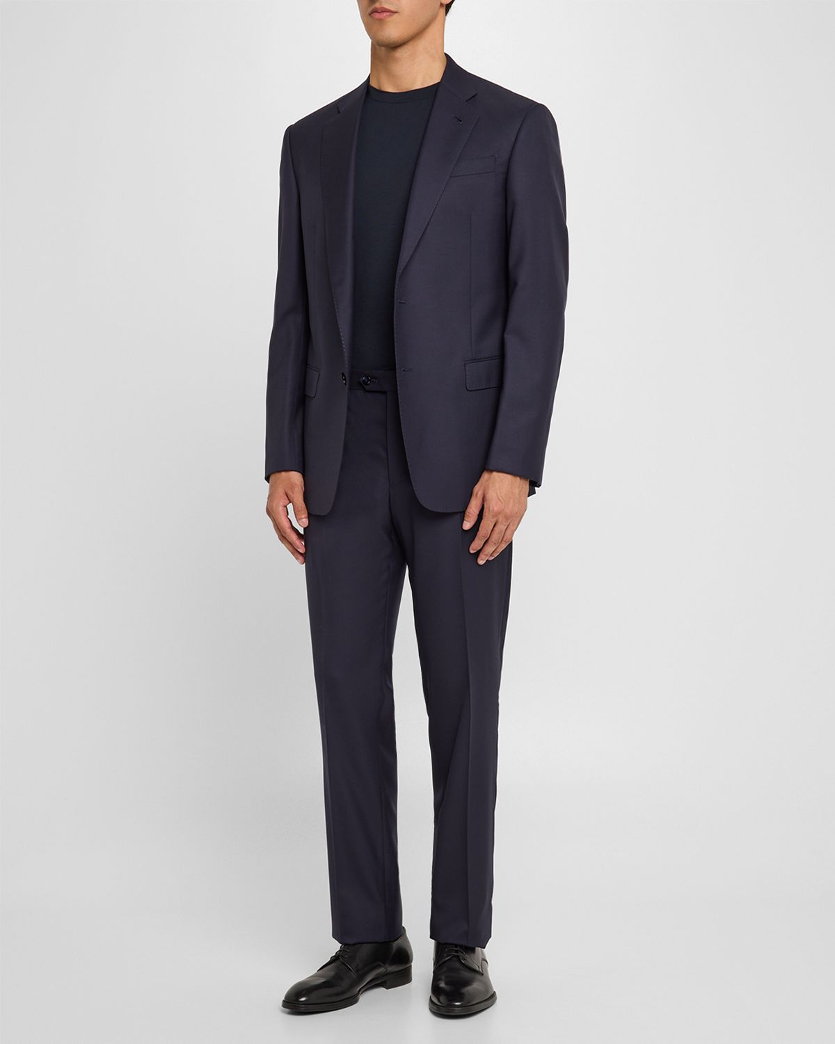 Giorgio Armani Men 's Textured Stretch T-Shirt