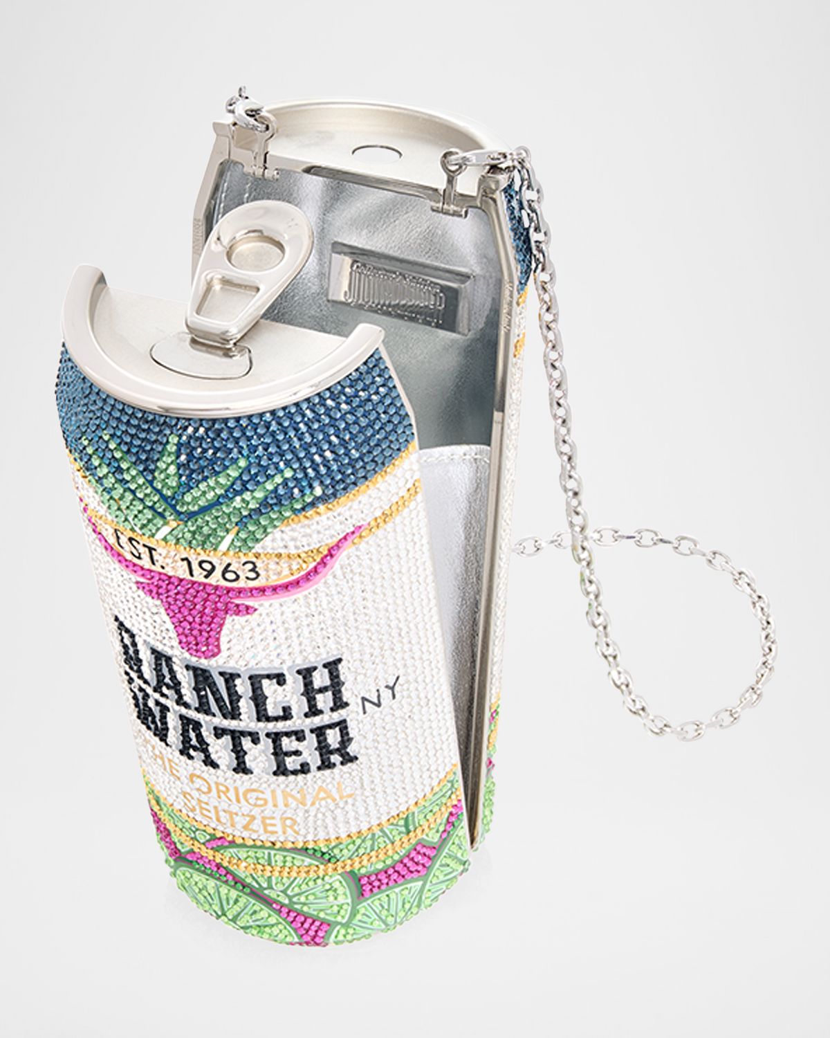 Judith Leiber Couture Ranch Water Beverage Can Clutch Bag