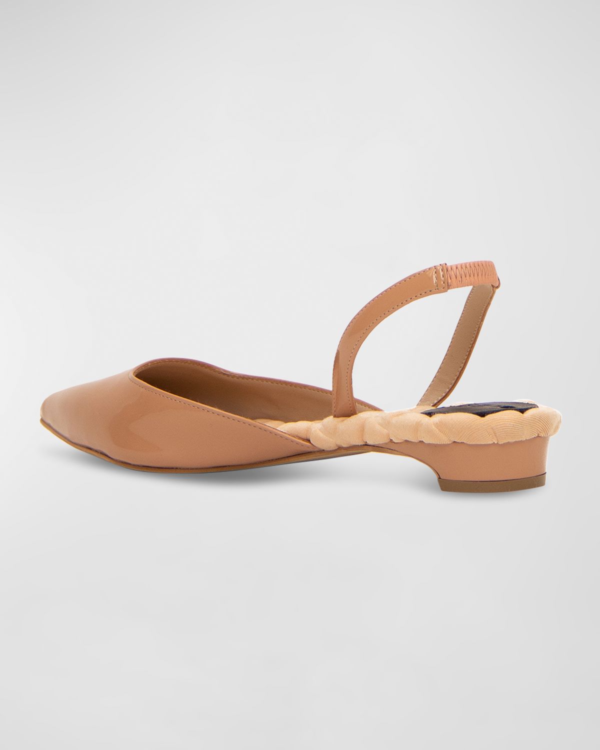 AERA Jackie Vegan Patent Slingback Ballerina Flats