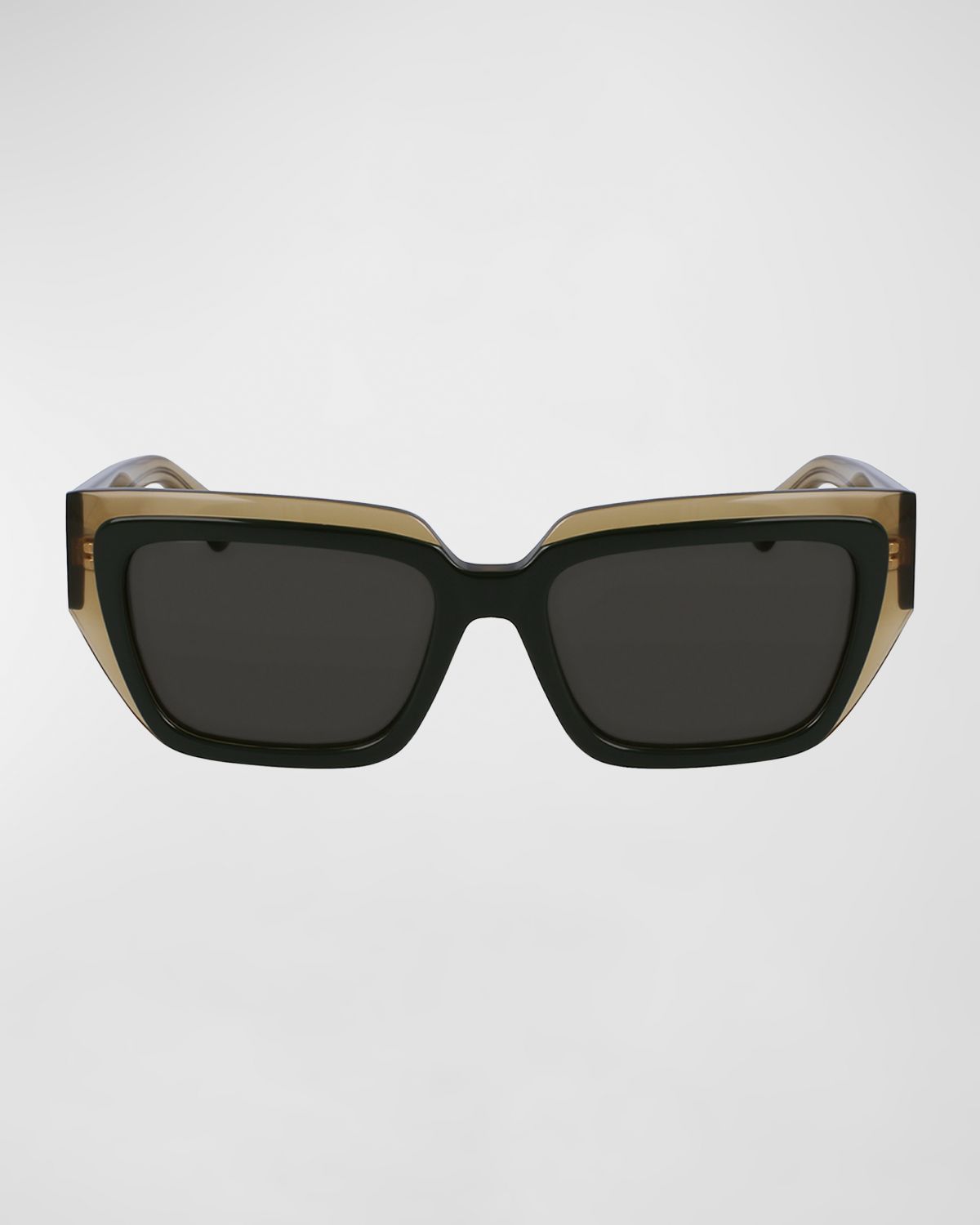 Ferragamo Logo Acetate Butterfly Sunglasses