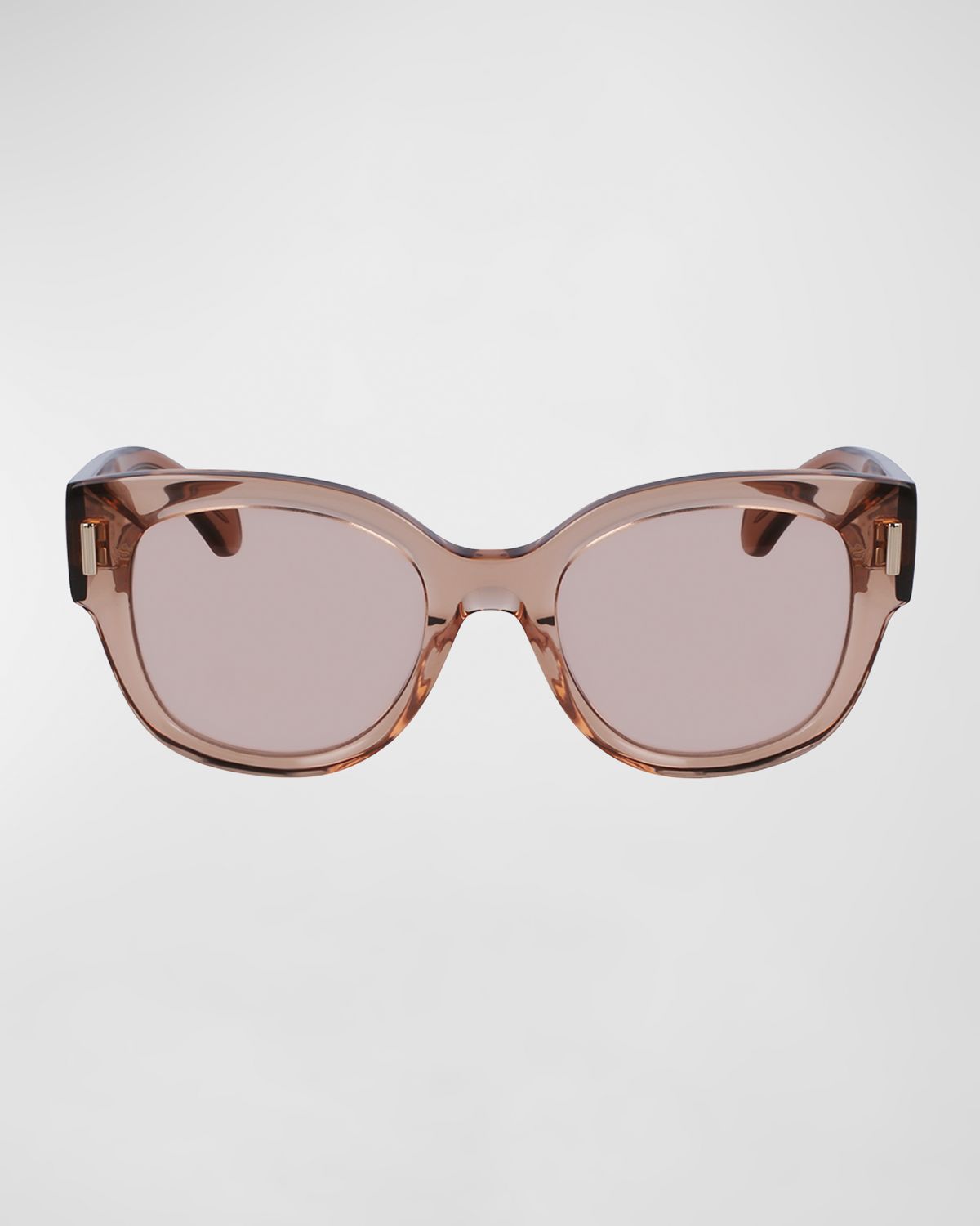 Ferragamo Rivets Acetate Cat-Eye Sunglasses