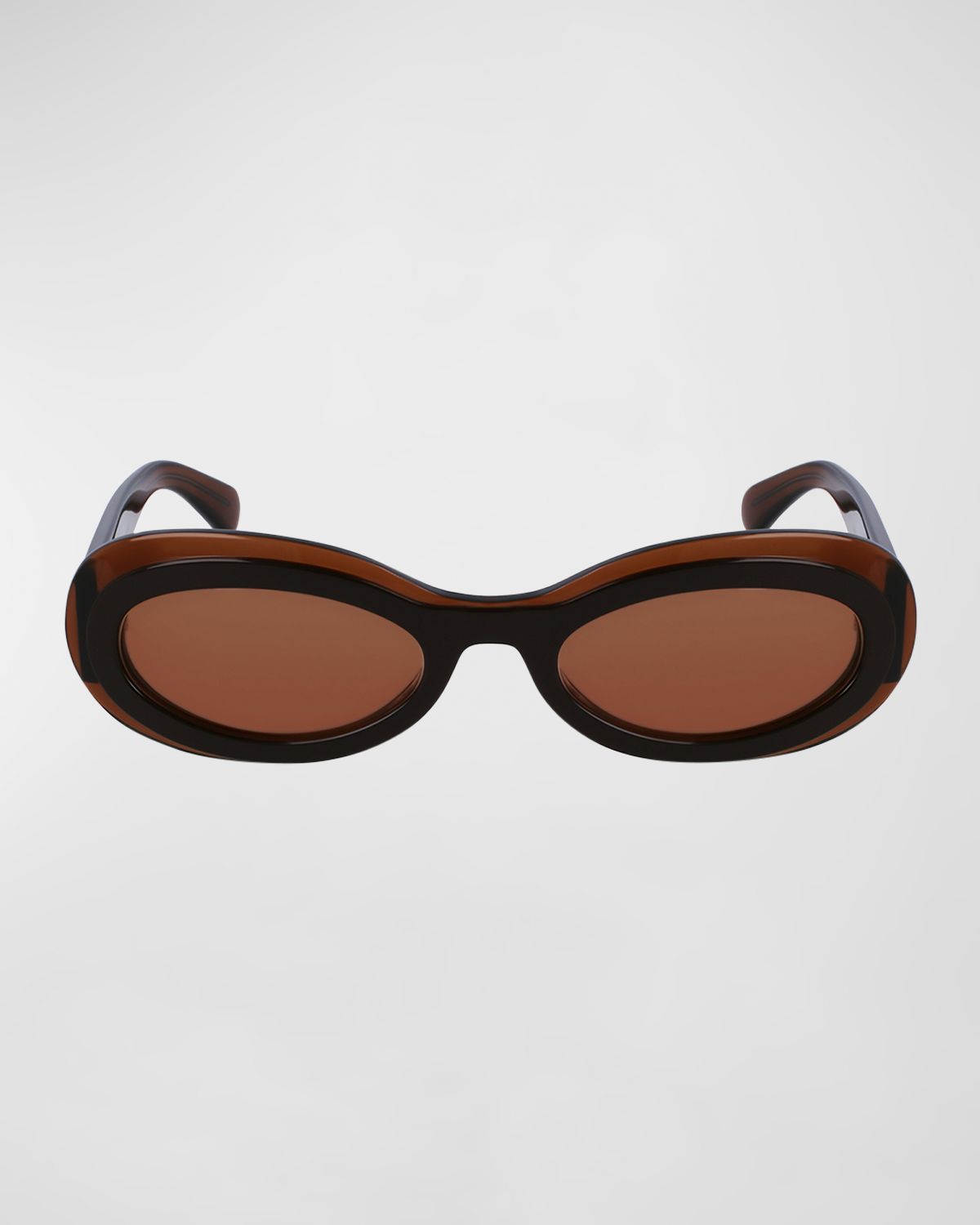 Ferragamo Classic Logo Acetate Oval Sunglasses | Thumbnail 6 Ferragamo Classic Logo Acetate Oval Sunglasses | Thumbnail 6