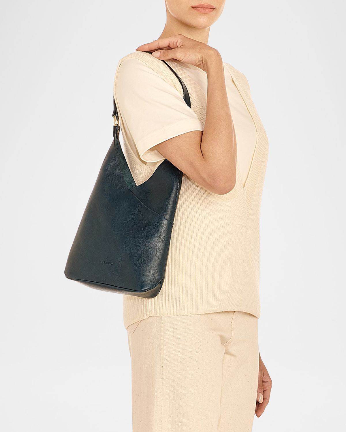 Il Bisonte Malibu Leather Shoulder Bag