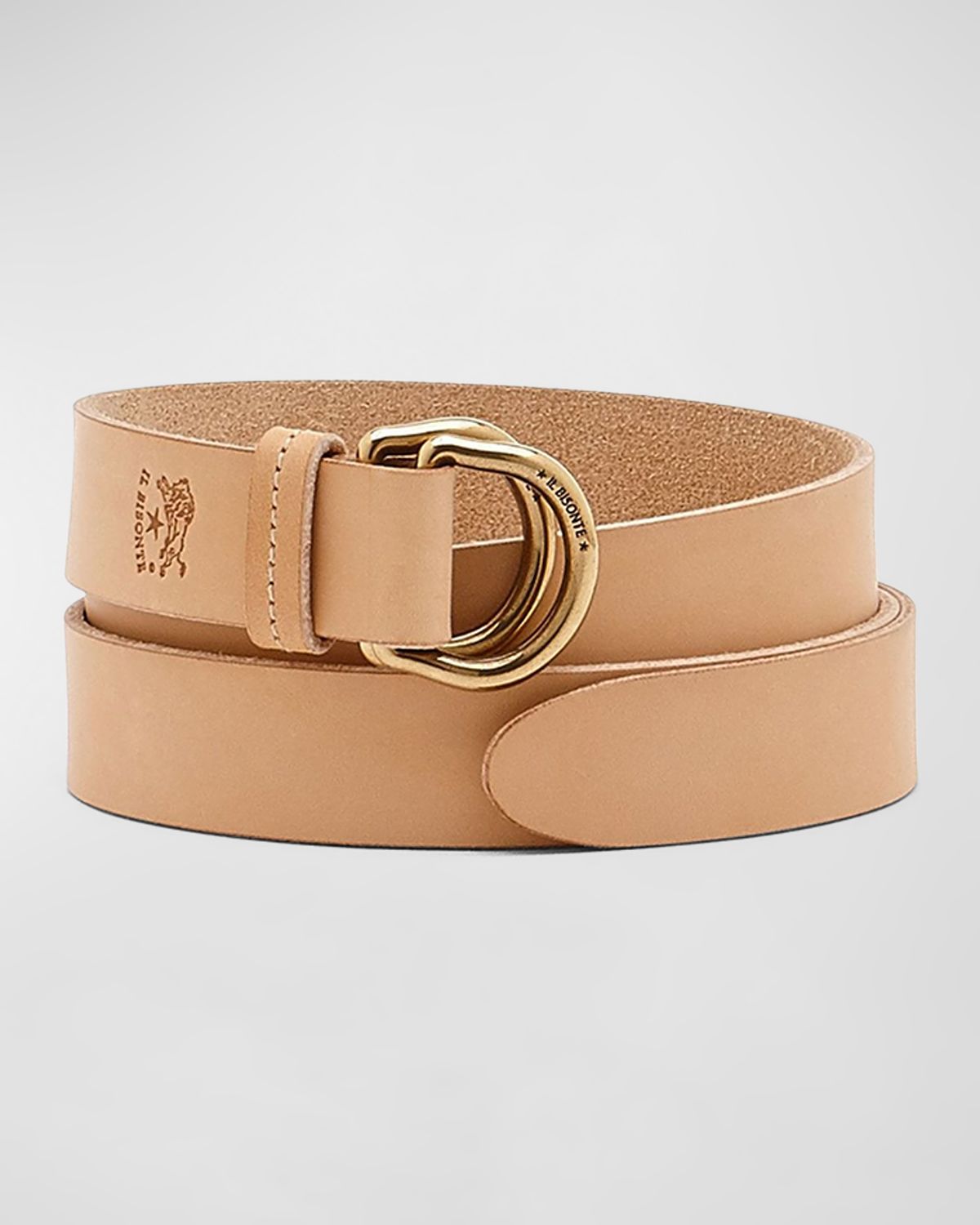 Il Bisonte Reversible Calf Leather Belt