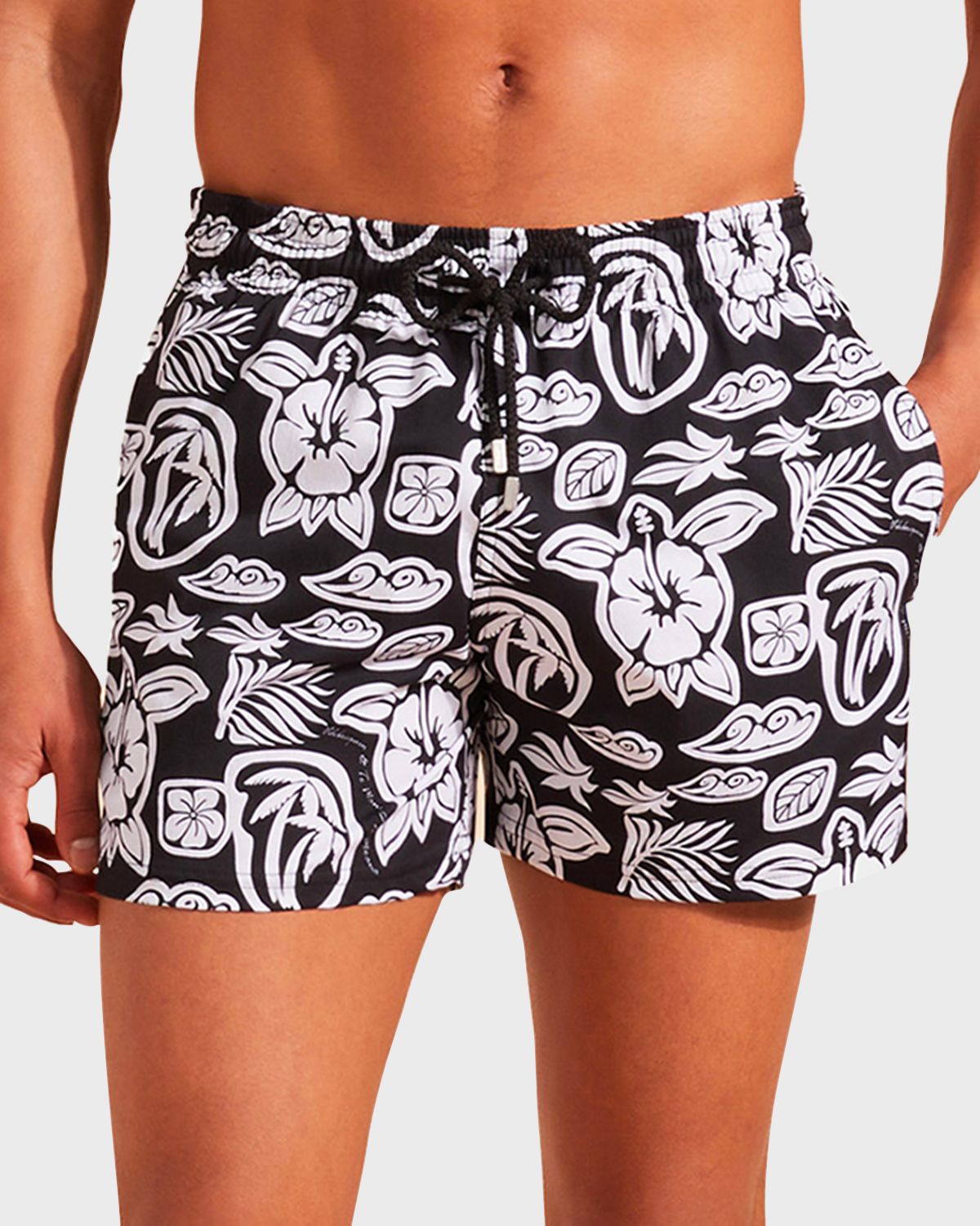 Vilebrequin Men 's Tahiti Graphic Swim Trunks