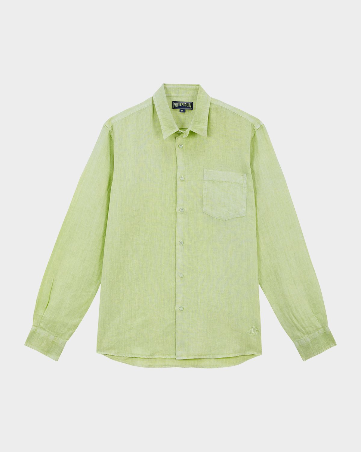 Vilebrequin Men 's Mineral-Dyed Linen Shirt
