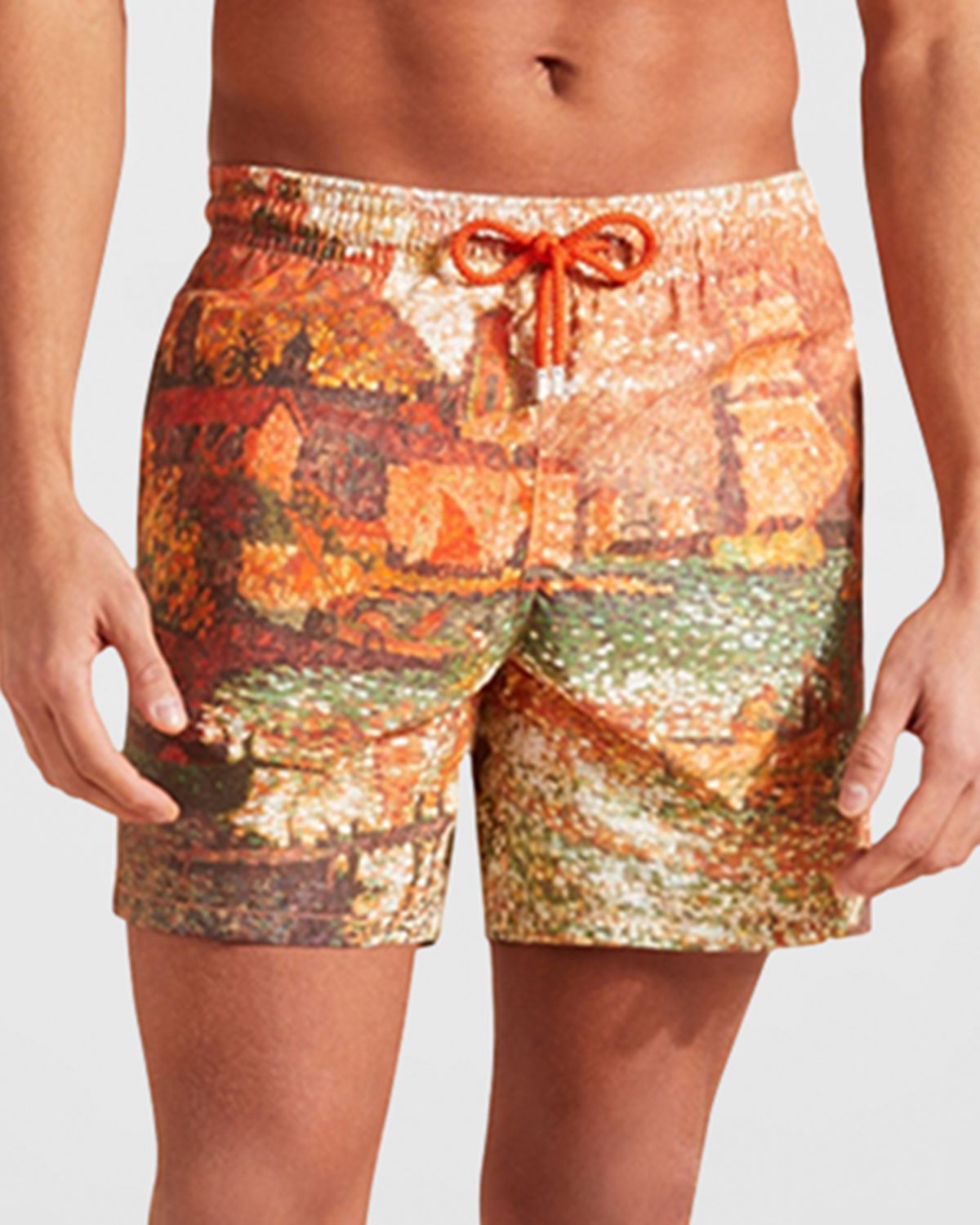 Vilebrequin Men 's Impressionist Swim Trunks