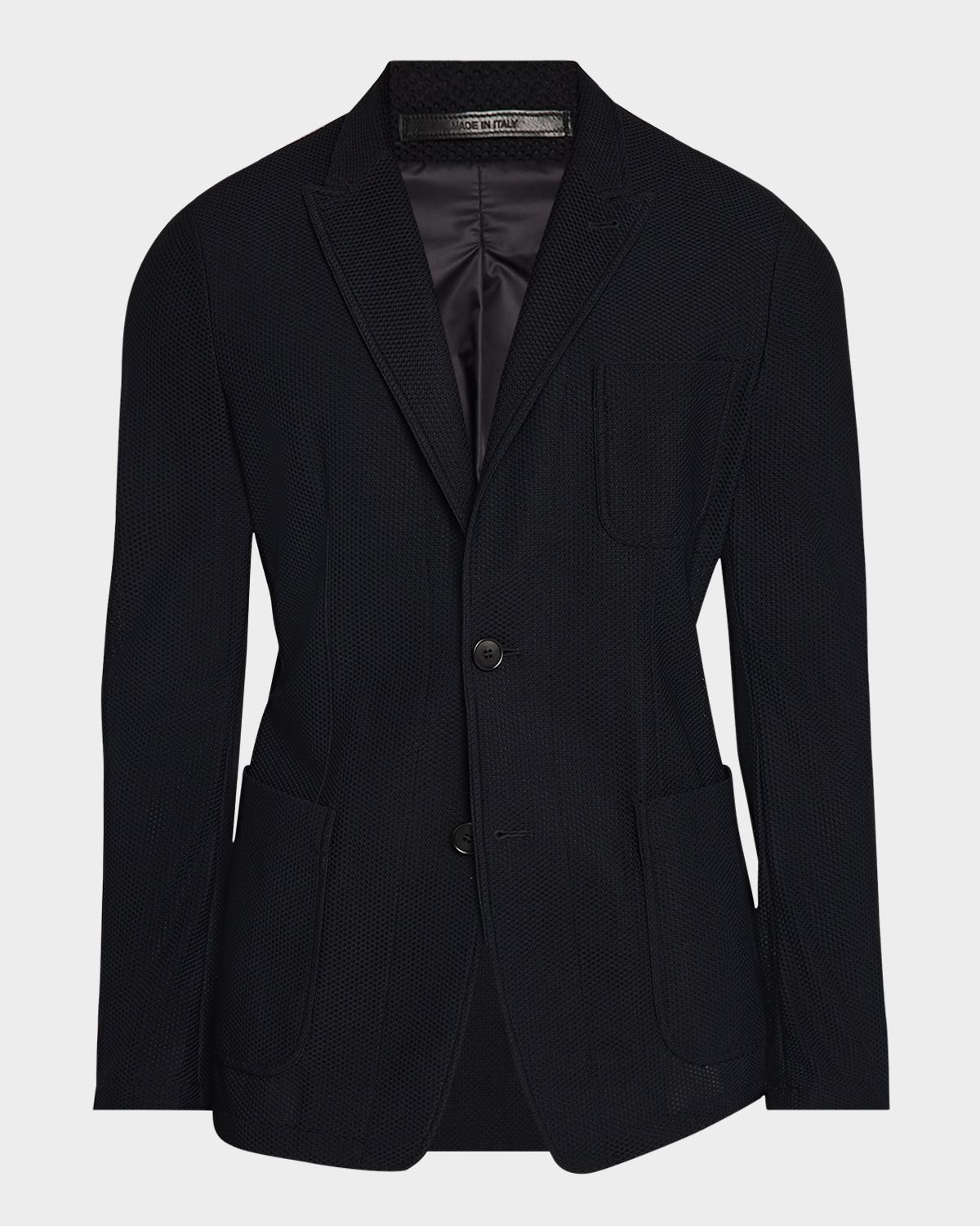 Giorgio Armani Men 's Rice Stitch Sport Coat