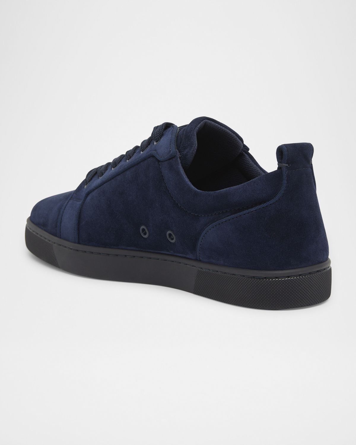 Christian Louboutin Men 's Louis Junior Suede Red Sole Sneakers | Thumbnail 4 Christian Louboutin Men 's Louis Junior Suede Red Sole Sneakers | Thumbnail 4
