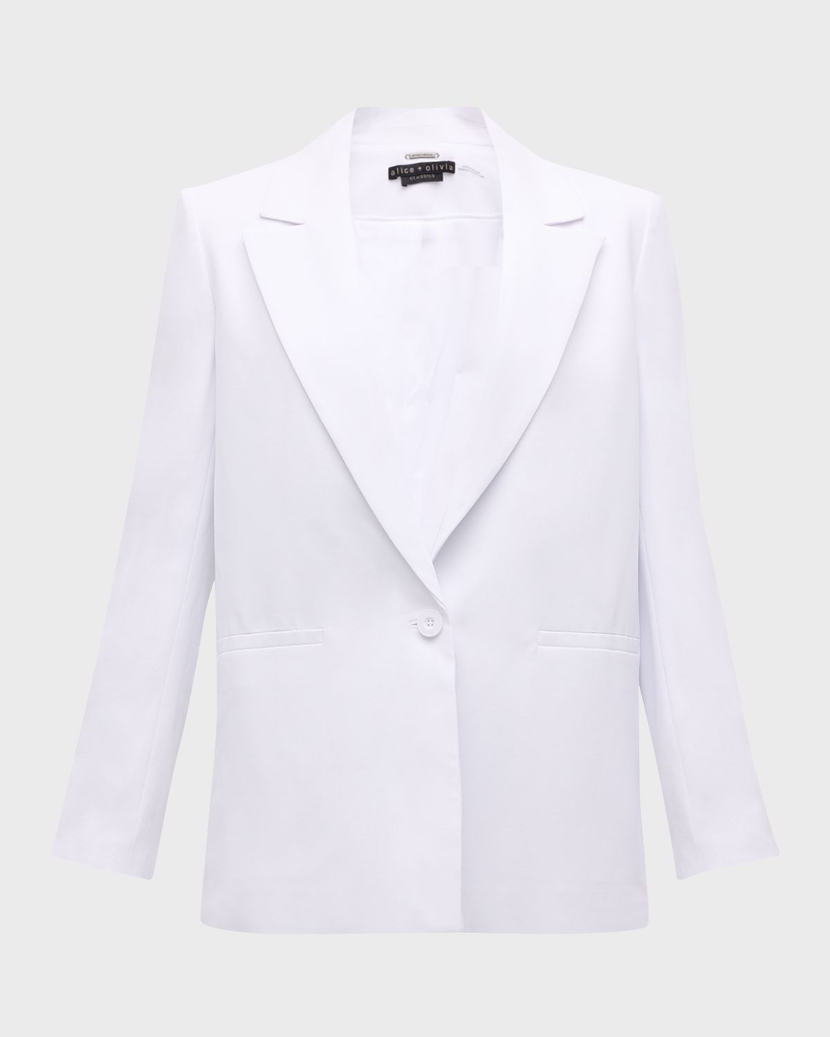 ALICE + OLIVIA Denny Notch-Collar Boyfriend Blazer