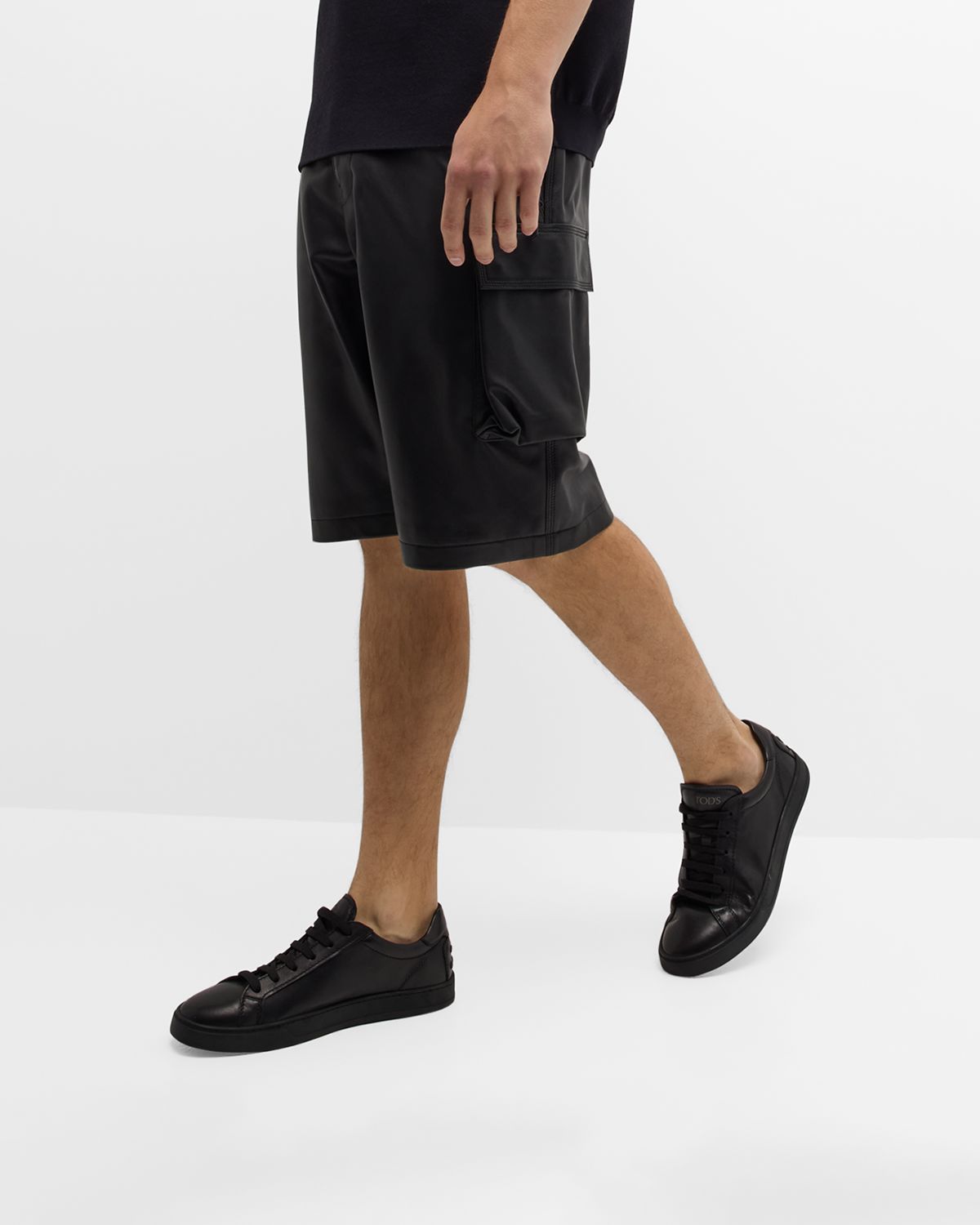 Tod 's Men 's Allacciata Cassetta Leather Low-Top Sneakers