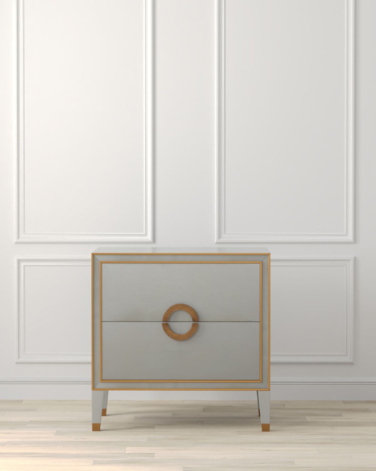 Sarreid Gabriella Faux Shagreen Night Stand | Thumbnail 7