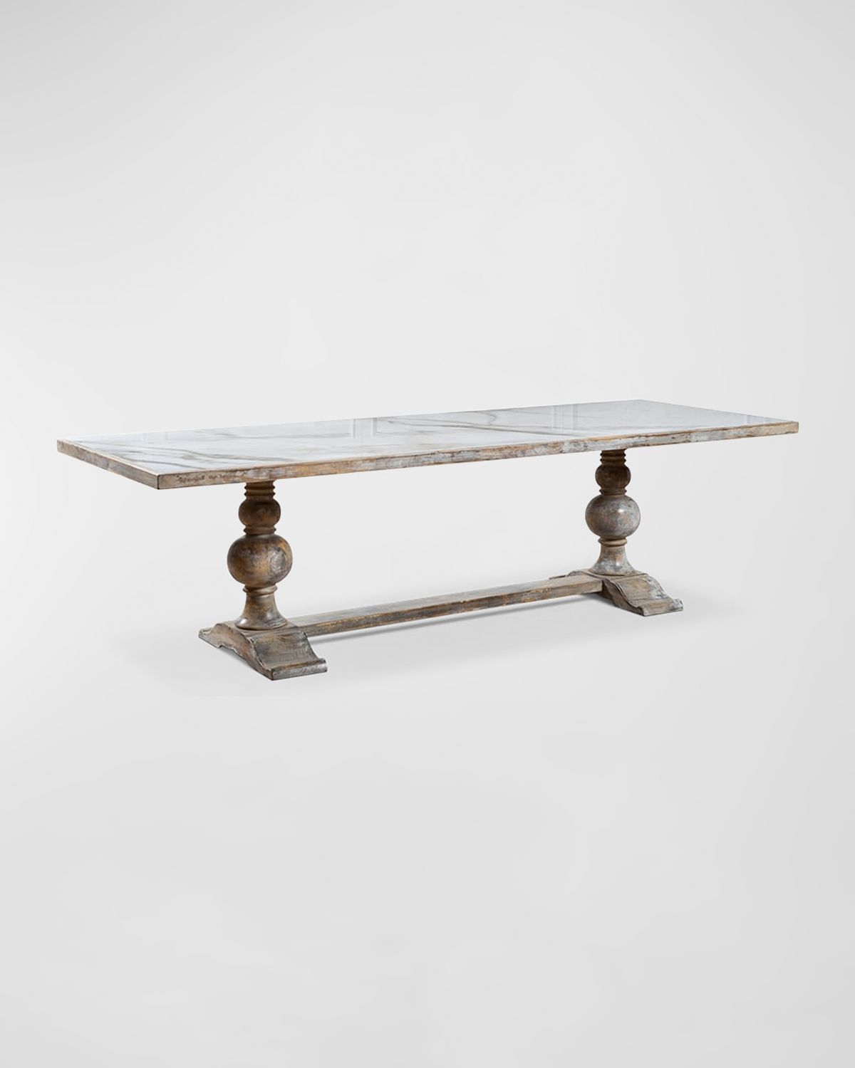 Sarreid Rectangular Faux Marble Dining Table | Thumbnail 9 Sarreid Rectangular Faux Marble Dining Table | Thumbnail 9