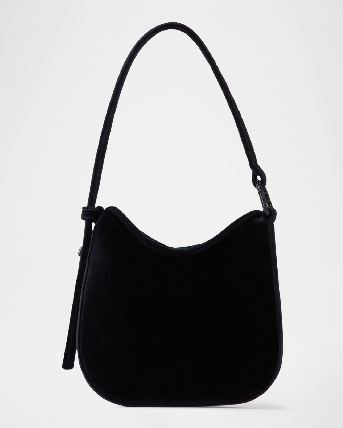Akris Anna Mini Velvet Hobo Bag