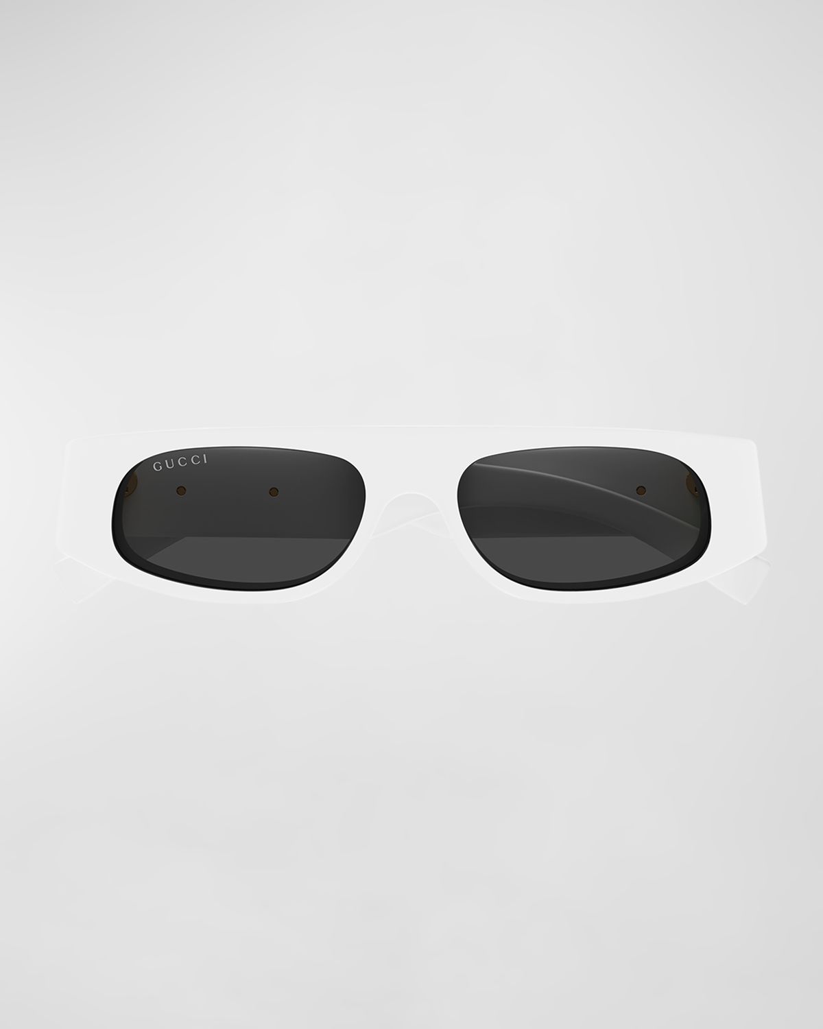 Gucci Logo Acetate Rectangle Sunglasses