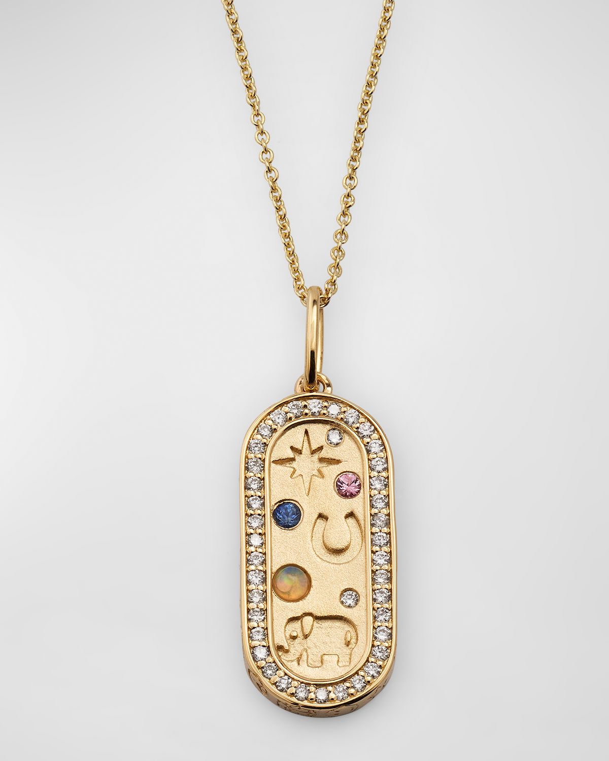 Sydney Evan Iconography Stadium Charm Necklace