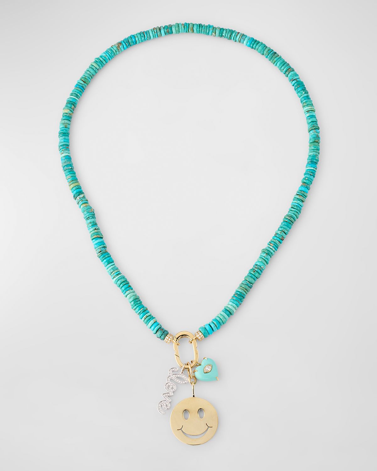 Sydney Evan Beaded Necklace and Charms Combo