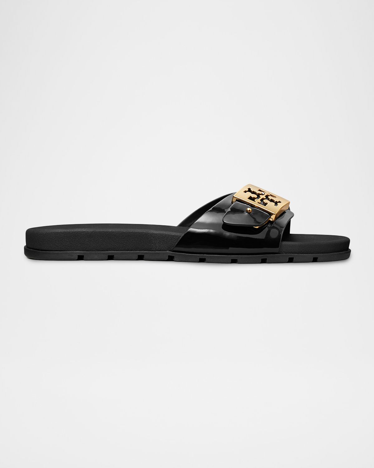Tory Burch Glossy Buckle Slide Sandals | Thumbnail 7