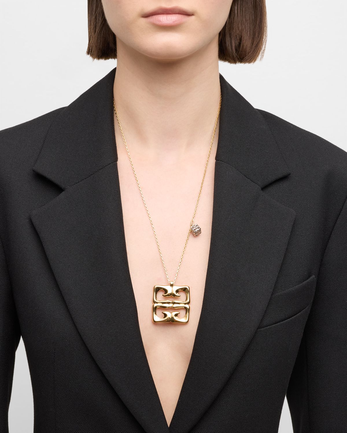 Givenchy 4G Liquid Golden Pendant Necklace