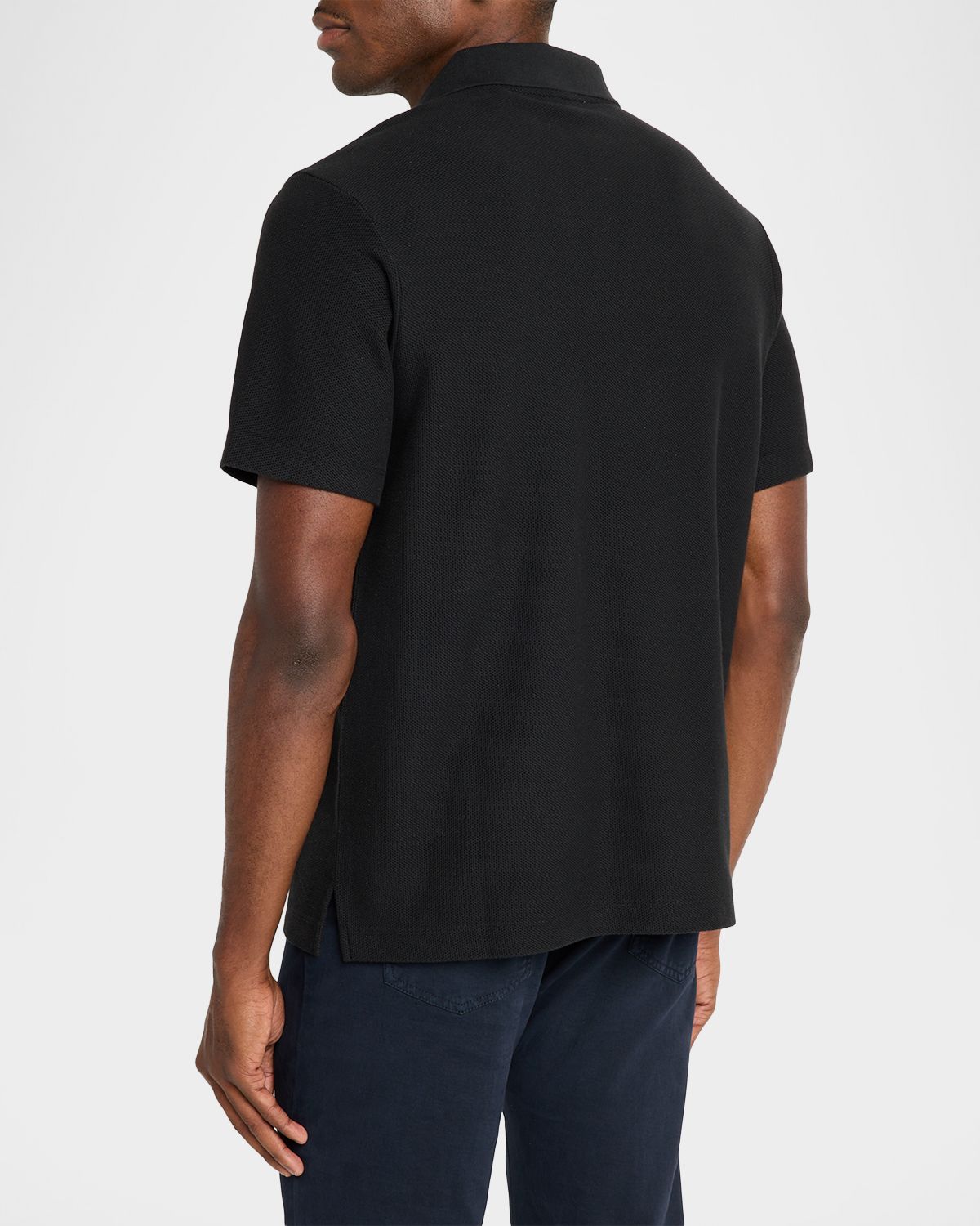 FRAME Men 's Jacquard Polo Shirt | Thumbnail 4