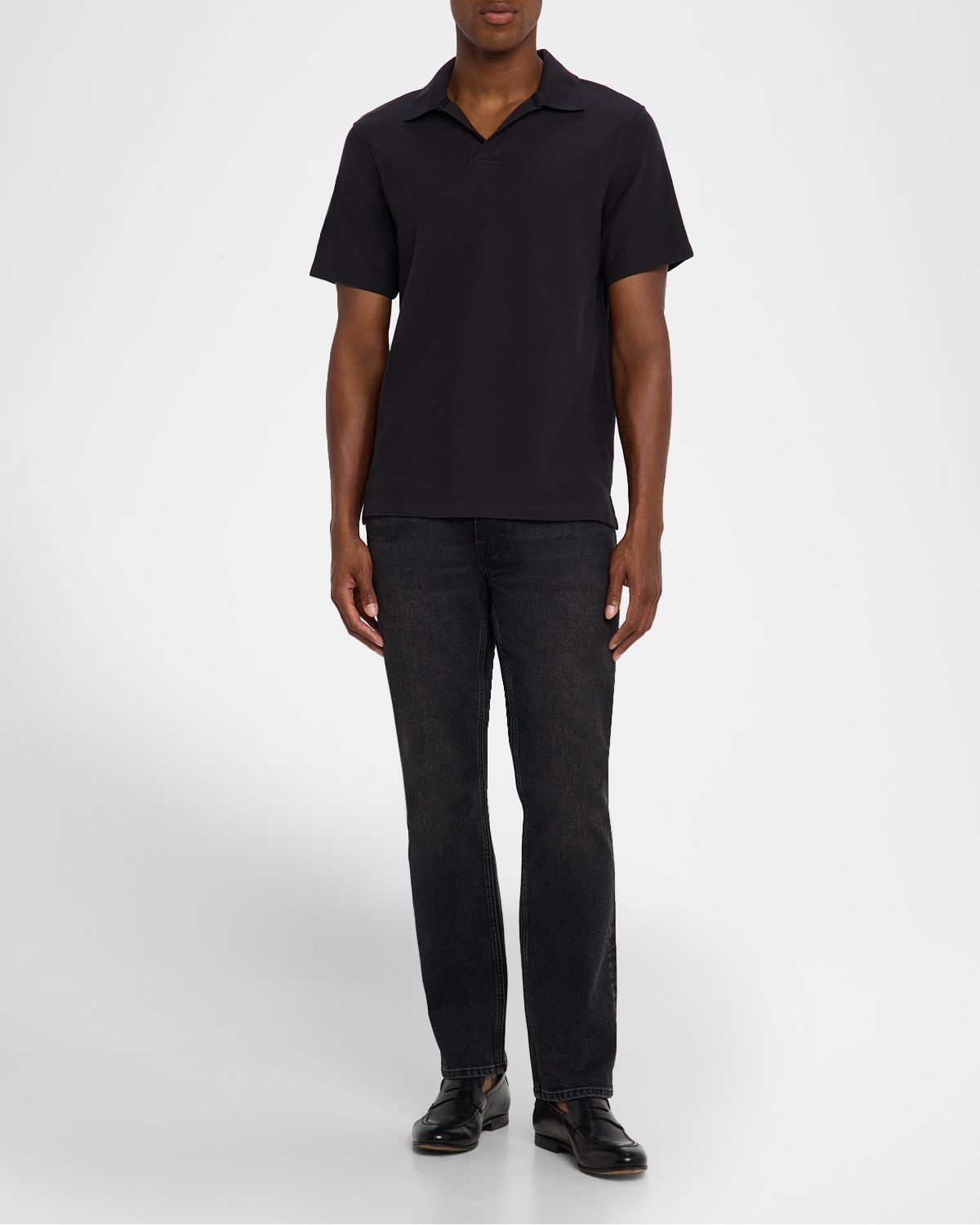 FRAME Men 's Jacquard Polo Shirt