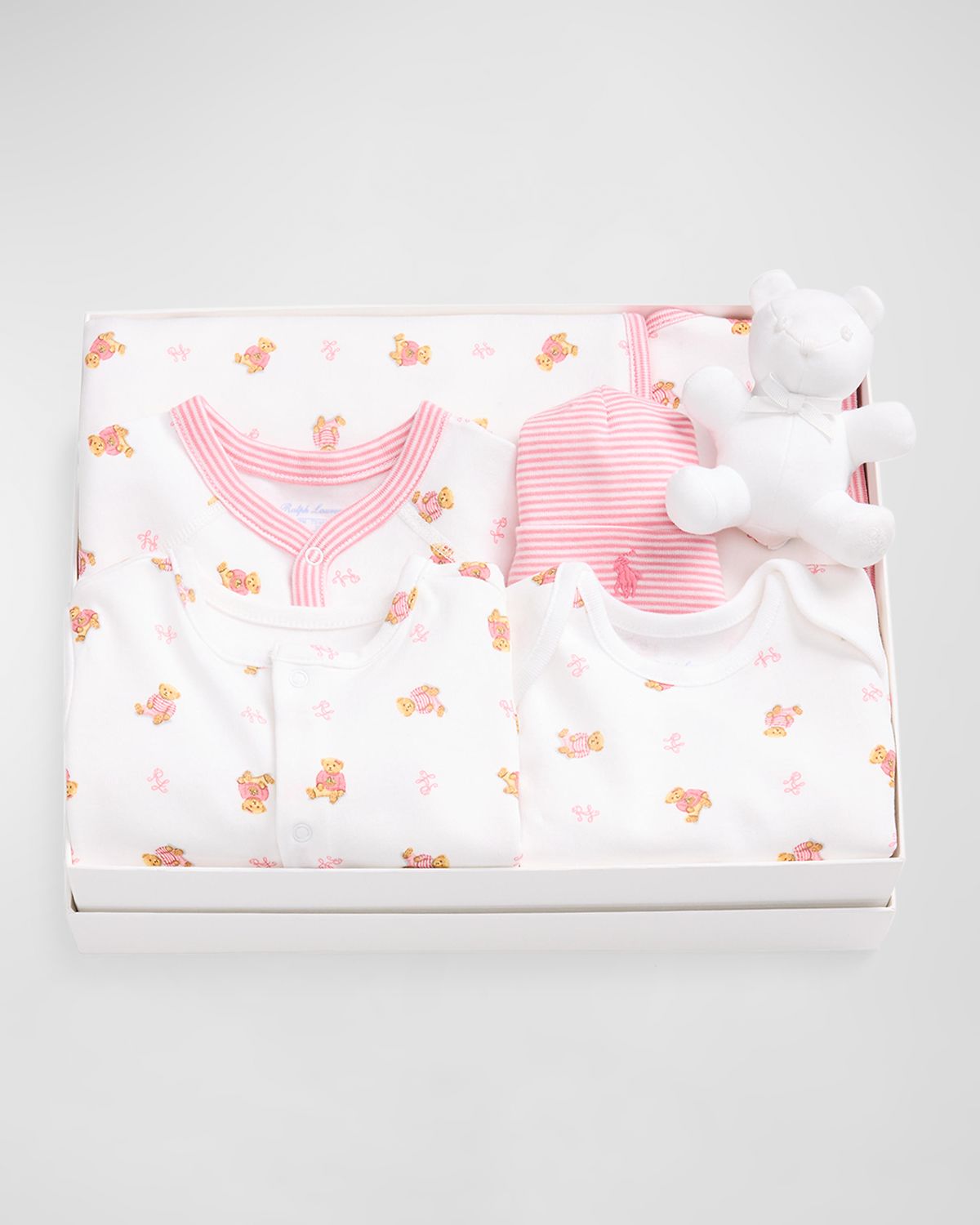 Polo Ralph Lauren Kid 's 7-Piece Gift Box Set, Size Newborn-9M