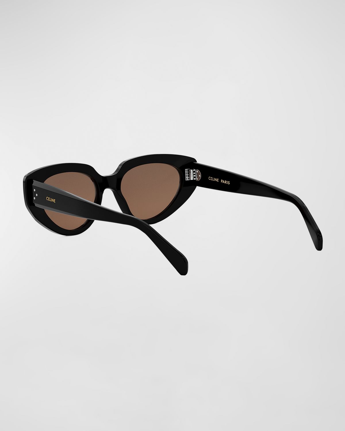 Celine Bold 3 Dots Acetate Cat-Eye Sunglasses