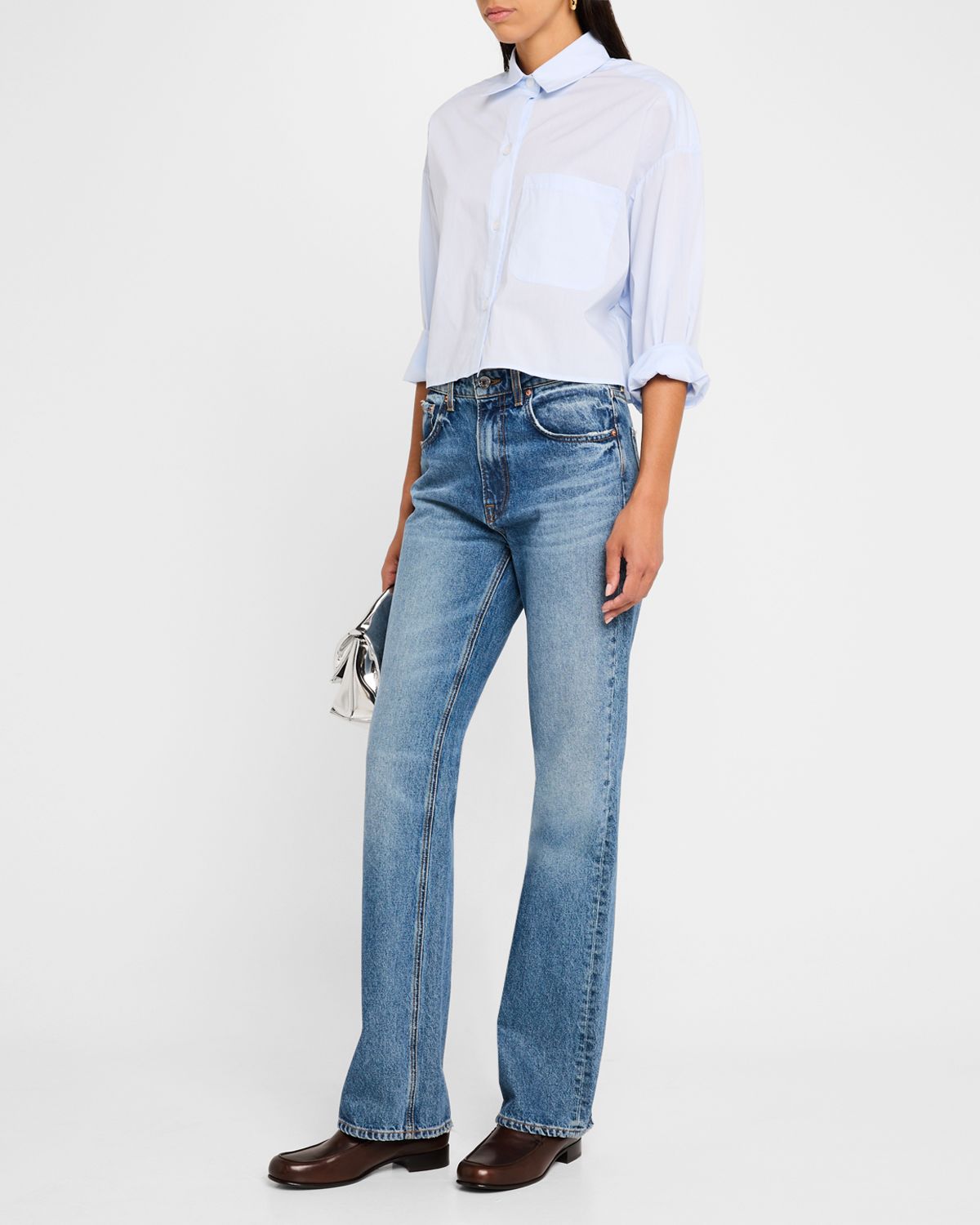 TWP Soon To Be Ex Superfine Cotton Button-Front Shirt