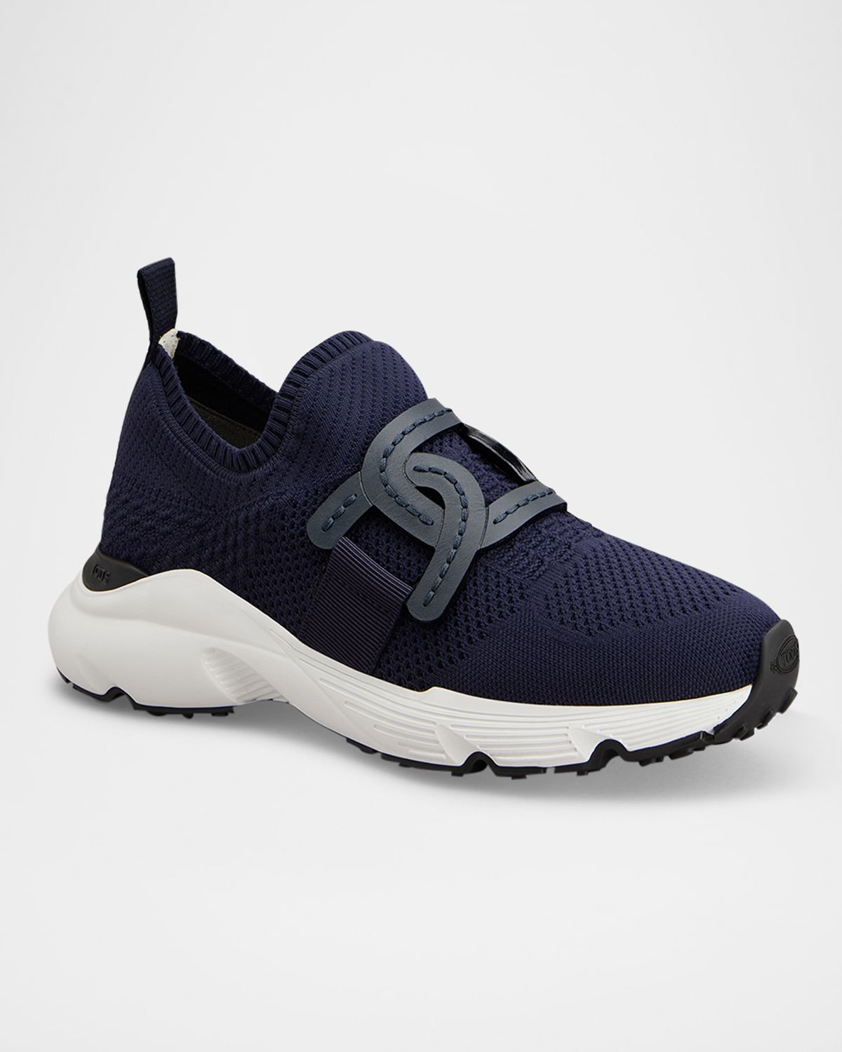 Tod's Stretch Knit Chain Runner Sneakers